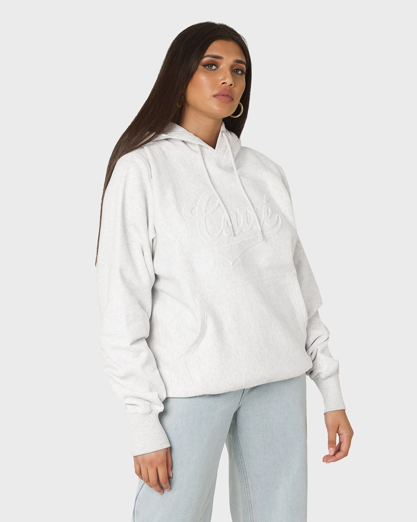 Consent Carre Forme CLS Hoodie Light Grey
