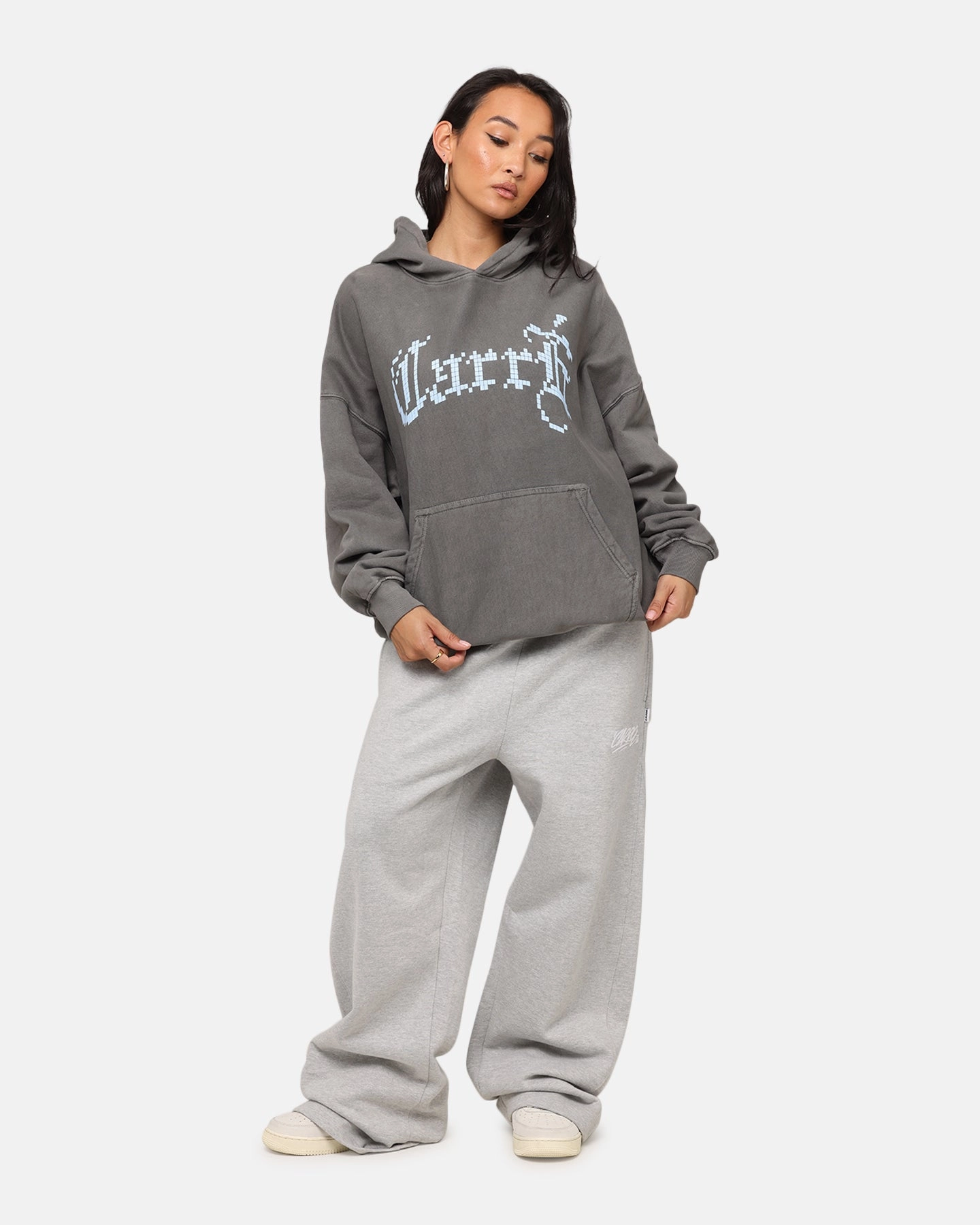 Carre Game Over Hoodie Washed Charcoal Maximize