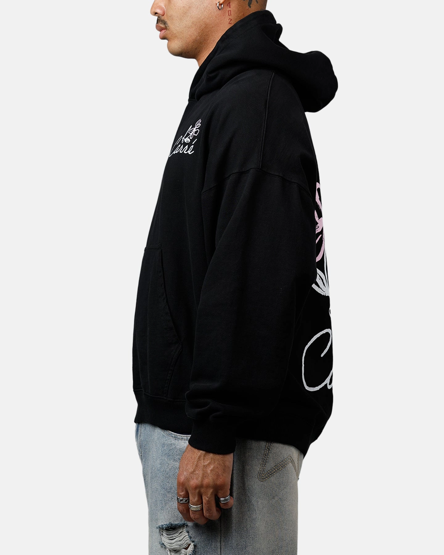 Save Carre Hand Picked Hoodie Black