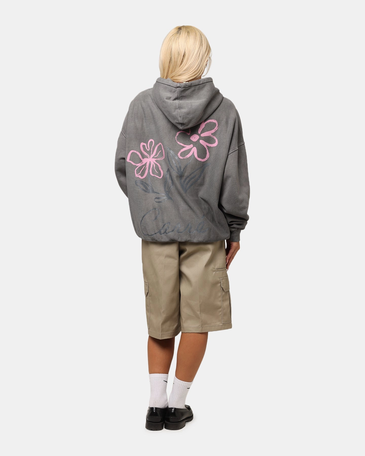 Lightweight Outerwear All weather Carre Hand Picked Hoodie Washed Charcoal