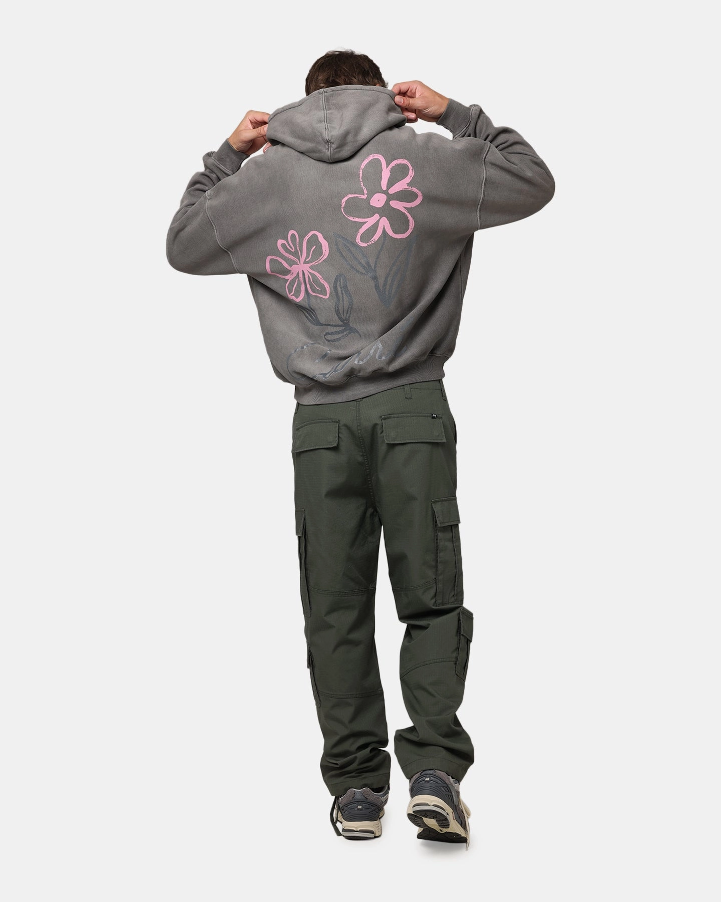 restaurant Carre Hand Picked Hoodie Washed Charcoal