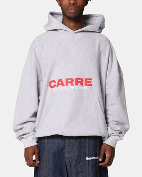 Carre Handdrawn Hoodie Light Marle Floral Print