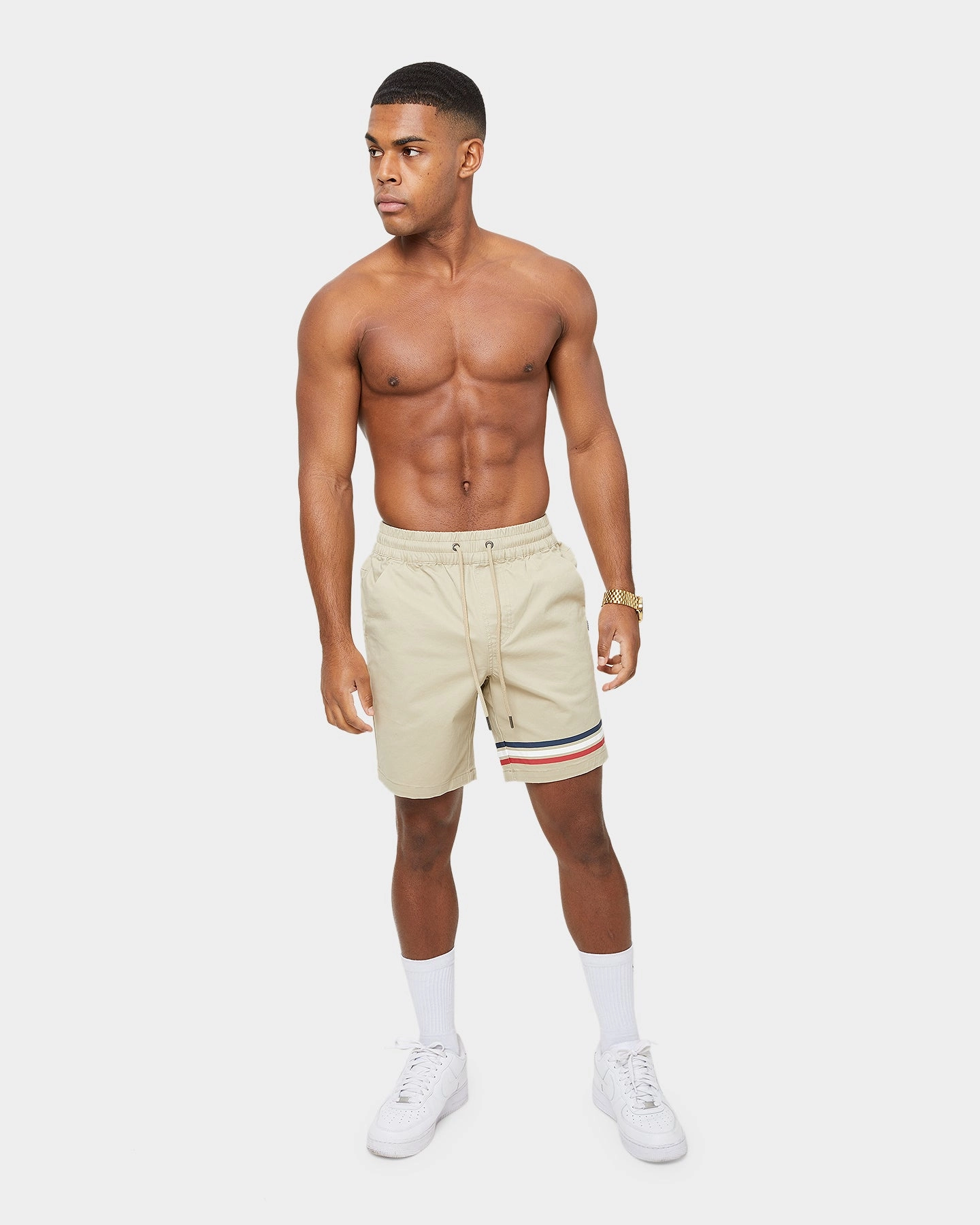 All Occasion Carre Insigne Walk Shorts Stone