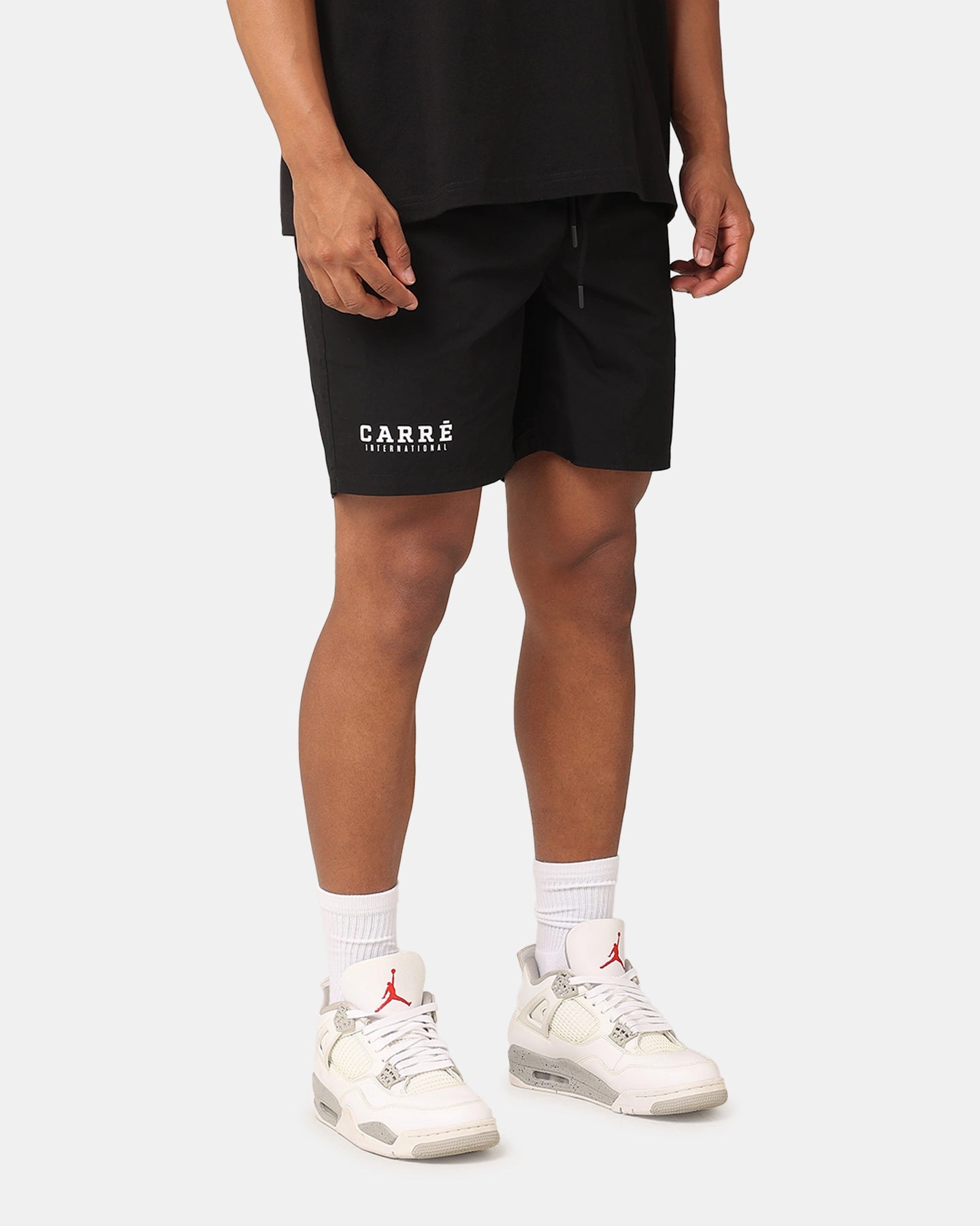 Carre International Beach Shorts Black Chill Mood