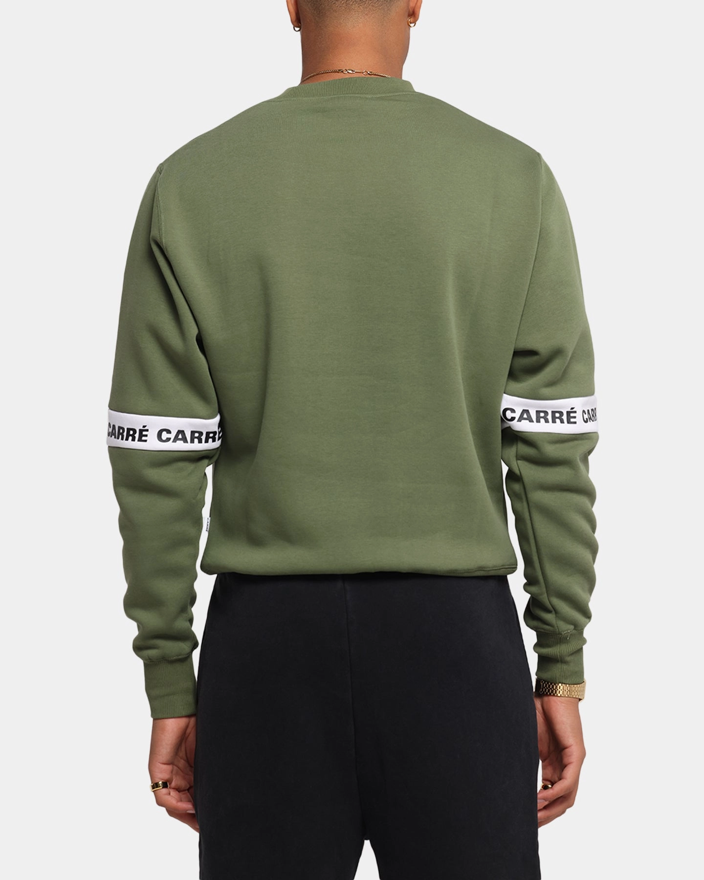 Carre La Manche 2.0 Crewneck Olive Green Simple Knit Winter Wear