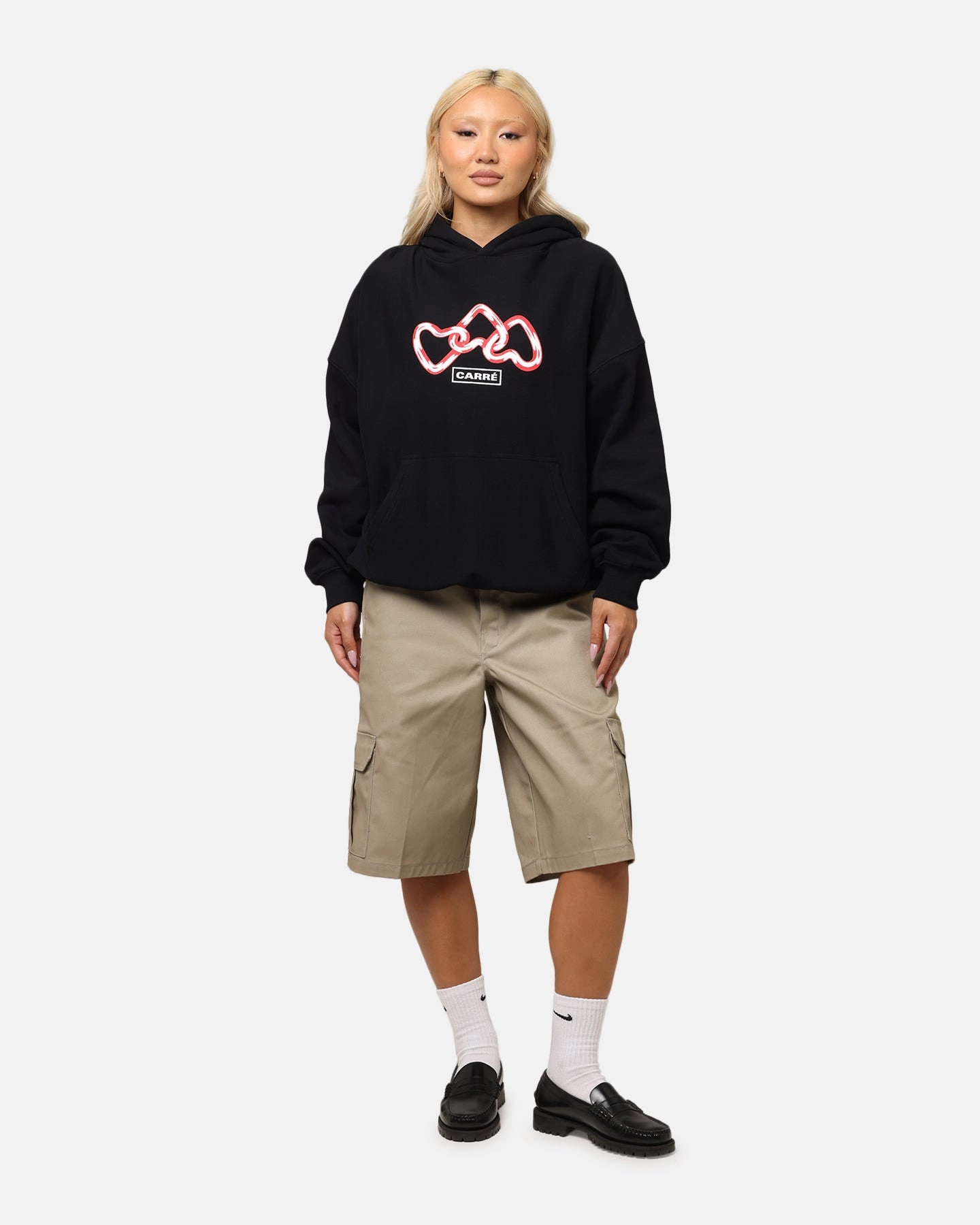 Future Schedule Carre Link Hoodie Black