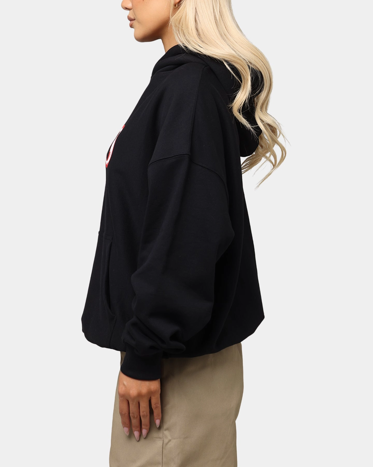 Carre Link Hoodie Black Weather Ease rural people