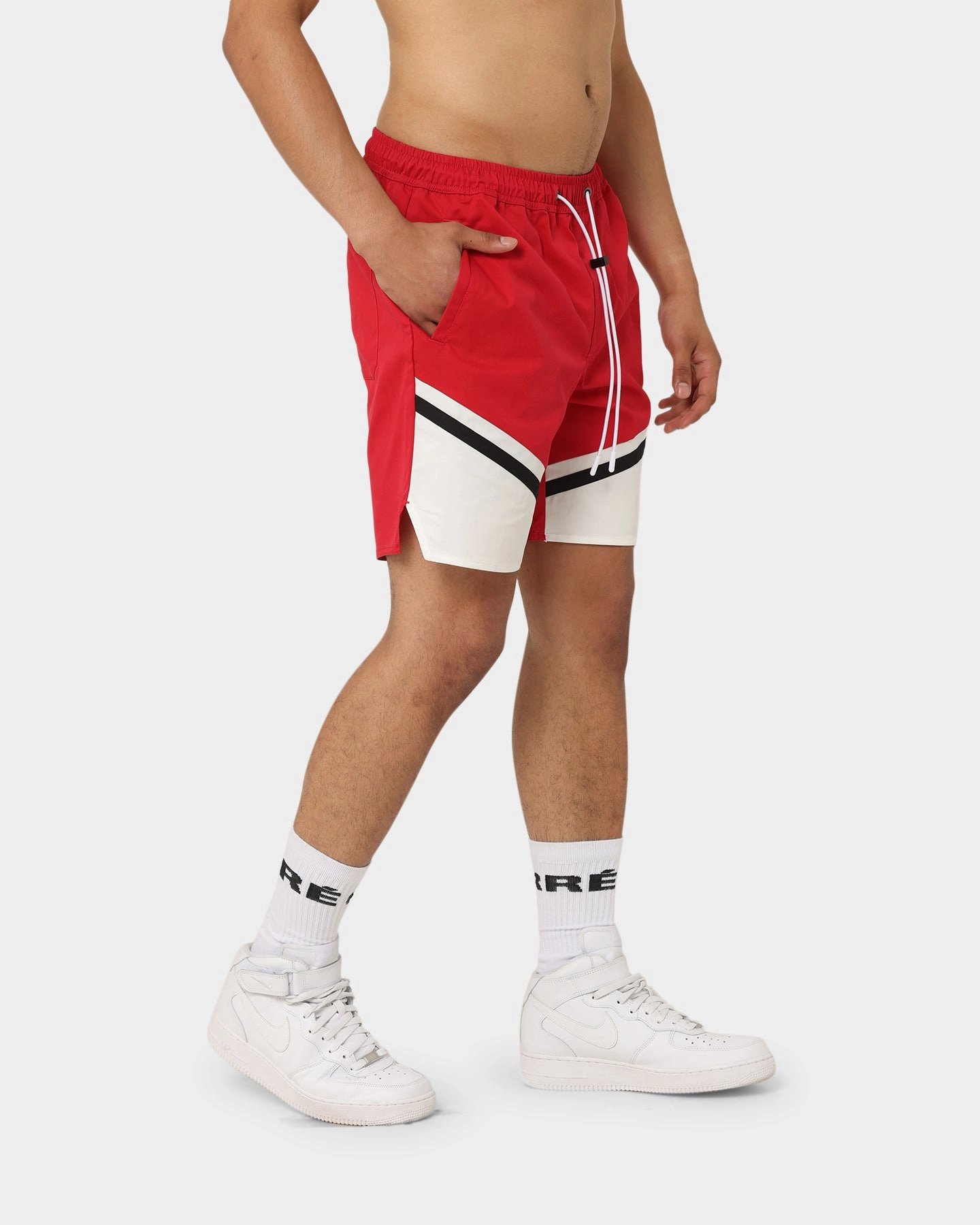 Carre Louis Shorts Red WaterResistantFinish