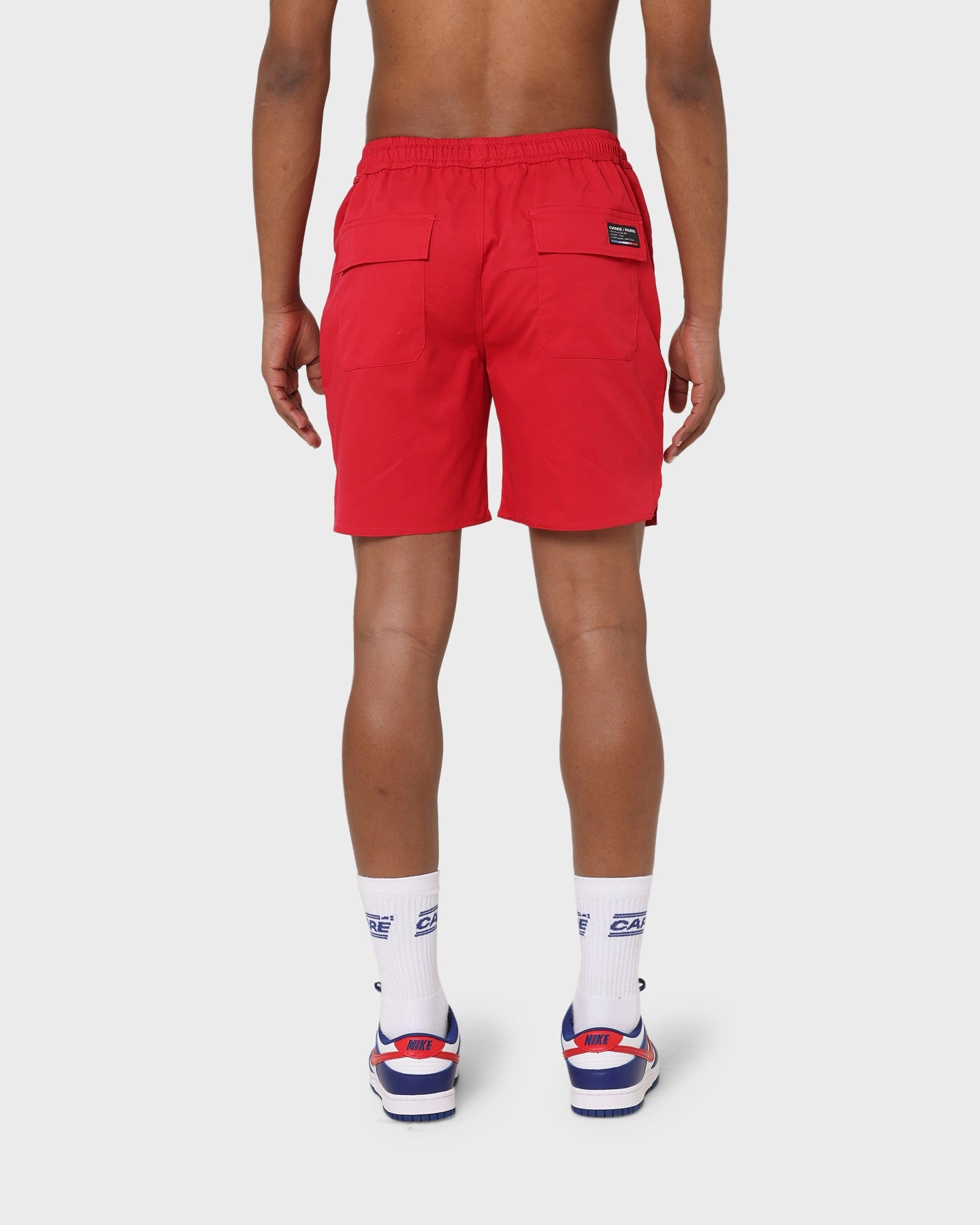 Carre Men's Hardi La Plage Short Red Odor Resistant Finish RollUpFasten