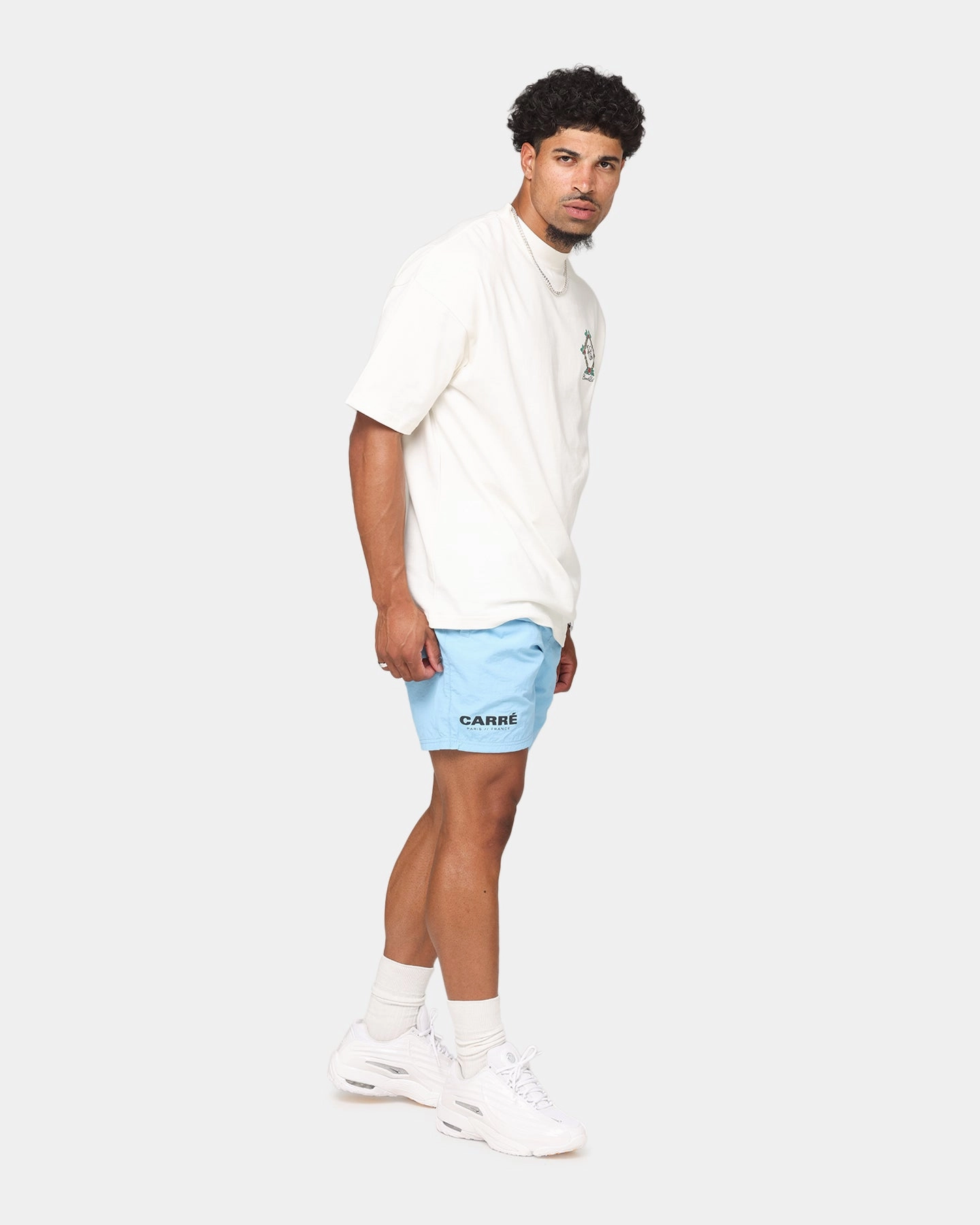 Carre Motion Beach Shorts Light Blue Clean Stretch Active Ready