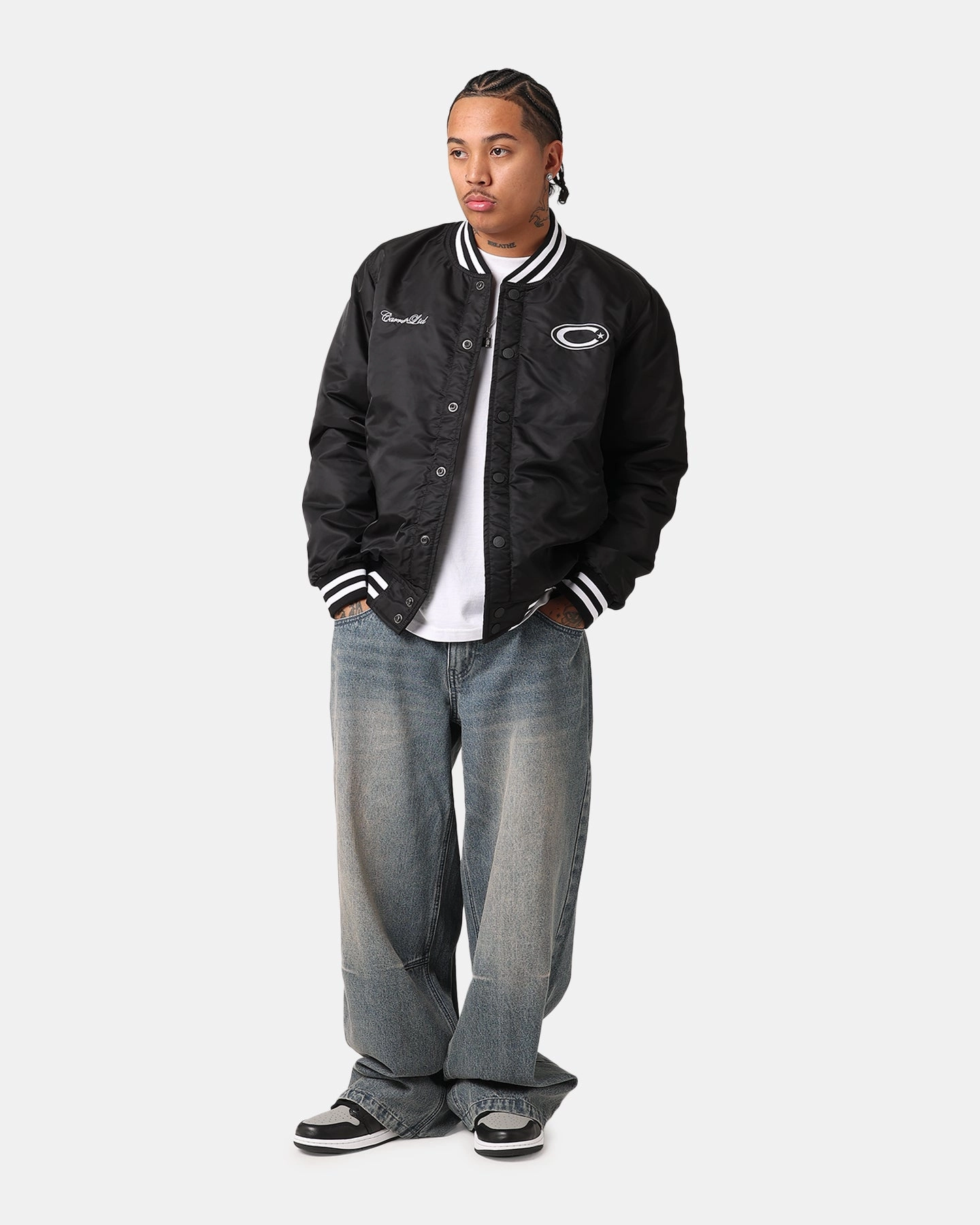 Idolize Carre MVC Varsity Jacket Black