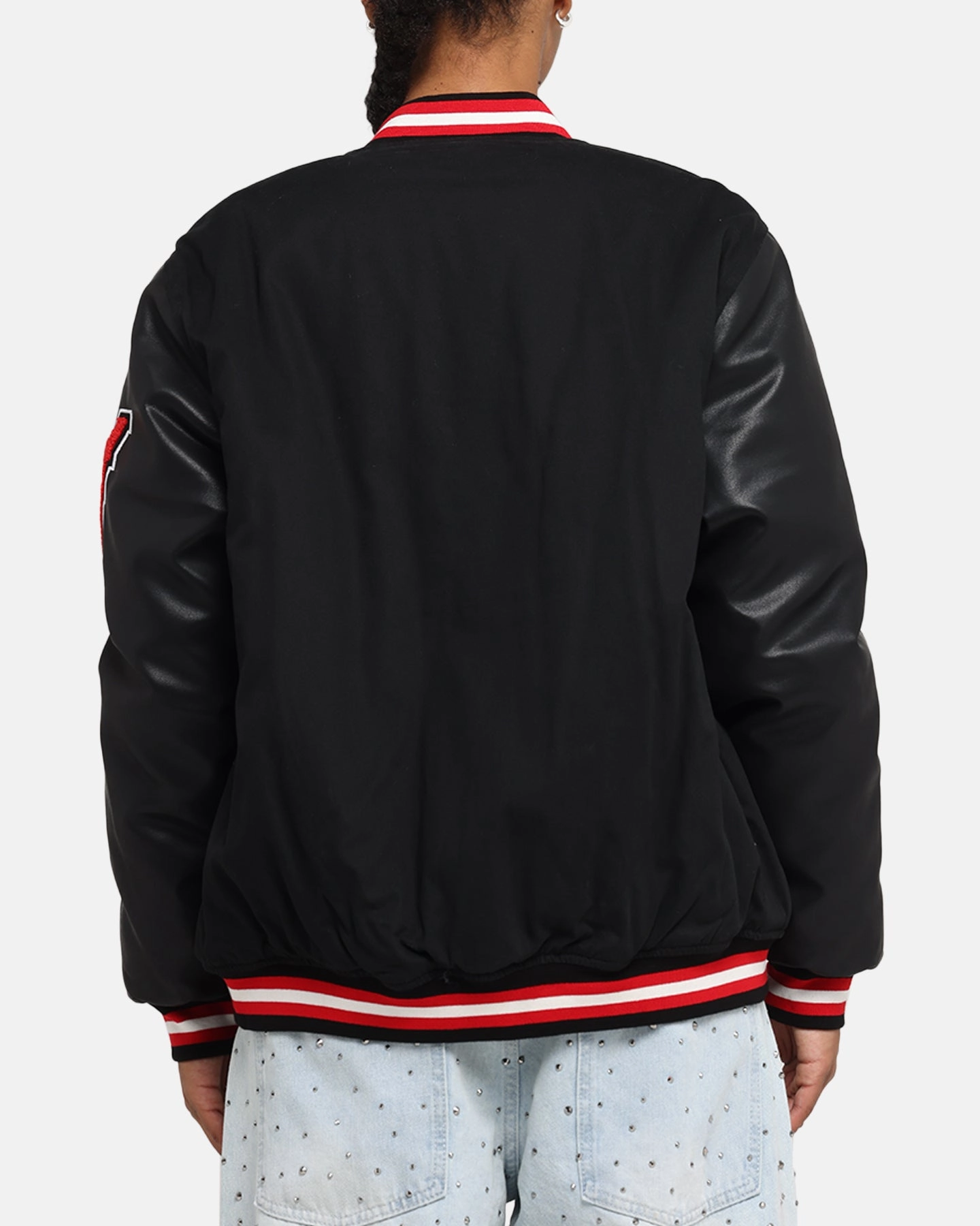 Carre MVP Varsity Jacket Black/Red Beach Holiday