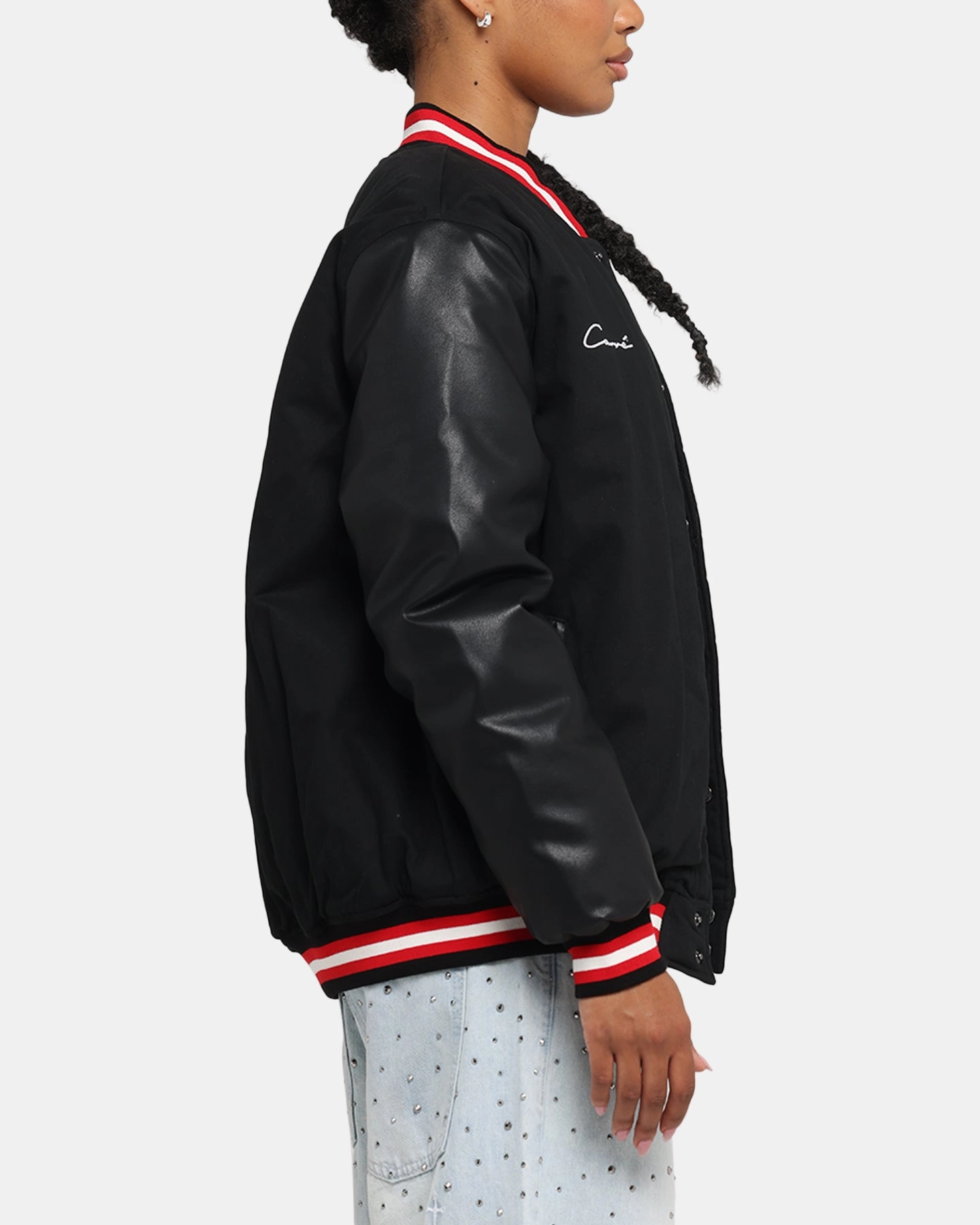 Carre MVP Varsity Jacket Black/Red Potential