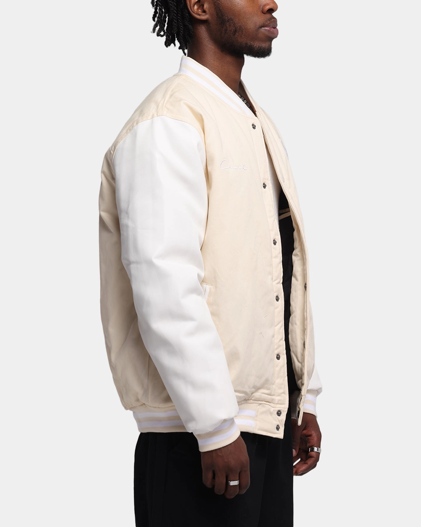 Carre MVP Varsity Jacket Cream/White Quick Dry Fabric Analysis