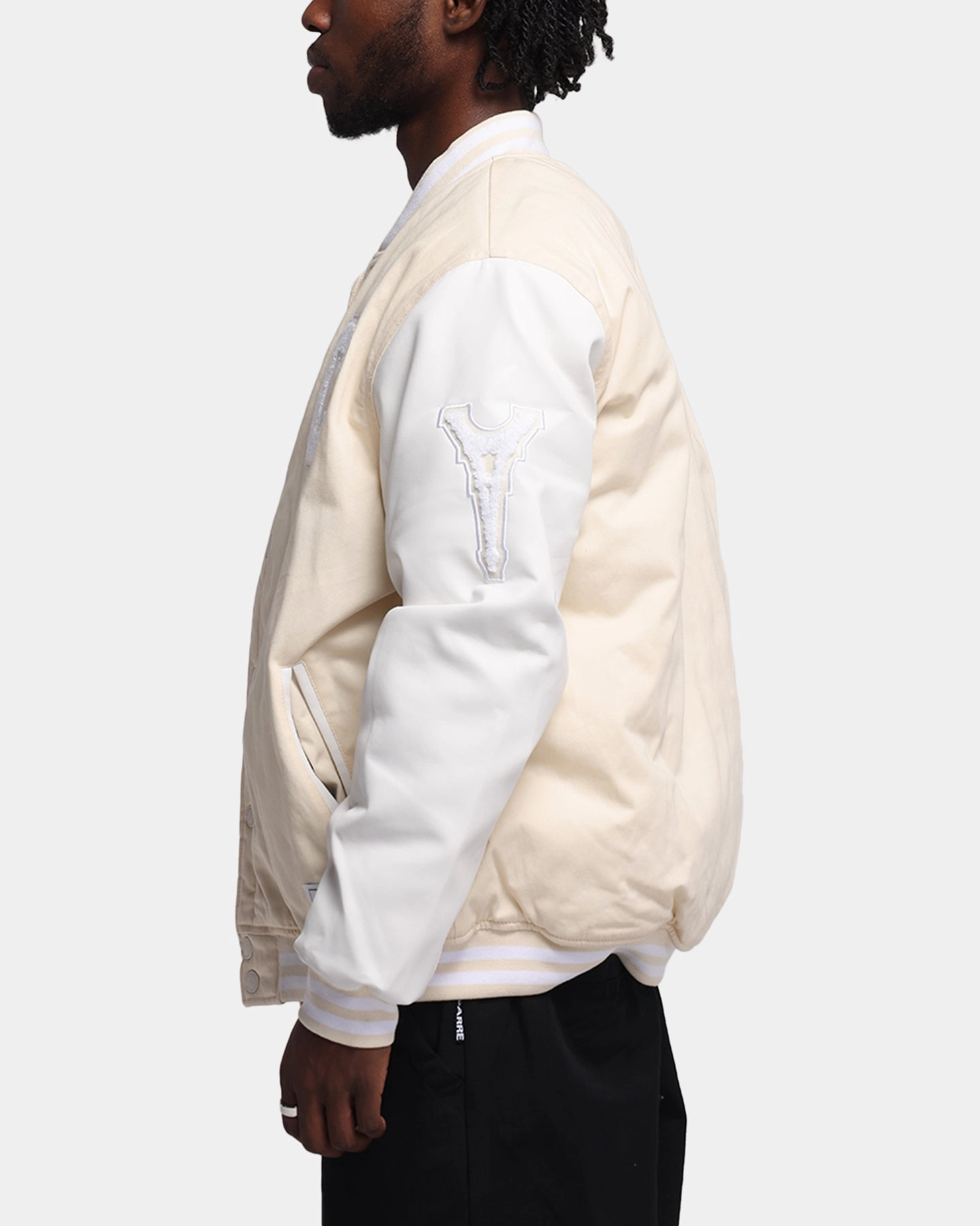 Versatile Design Carre MVP Varsity Jacket Cream/White