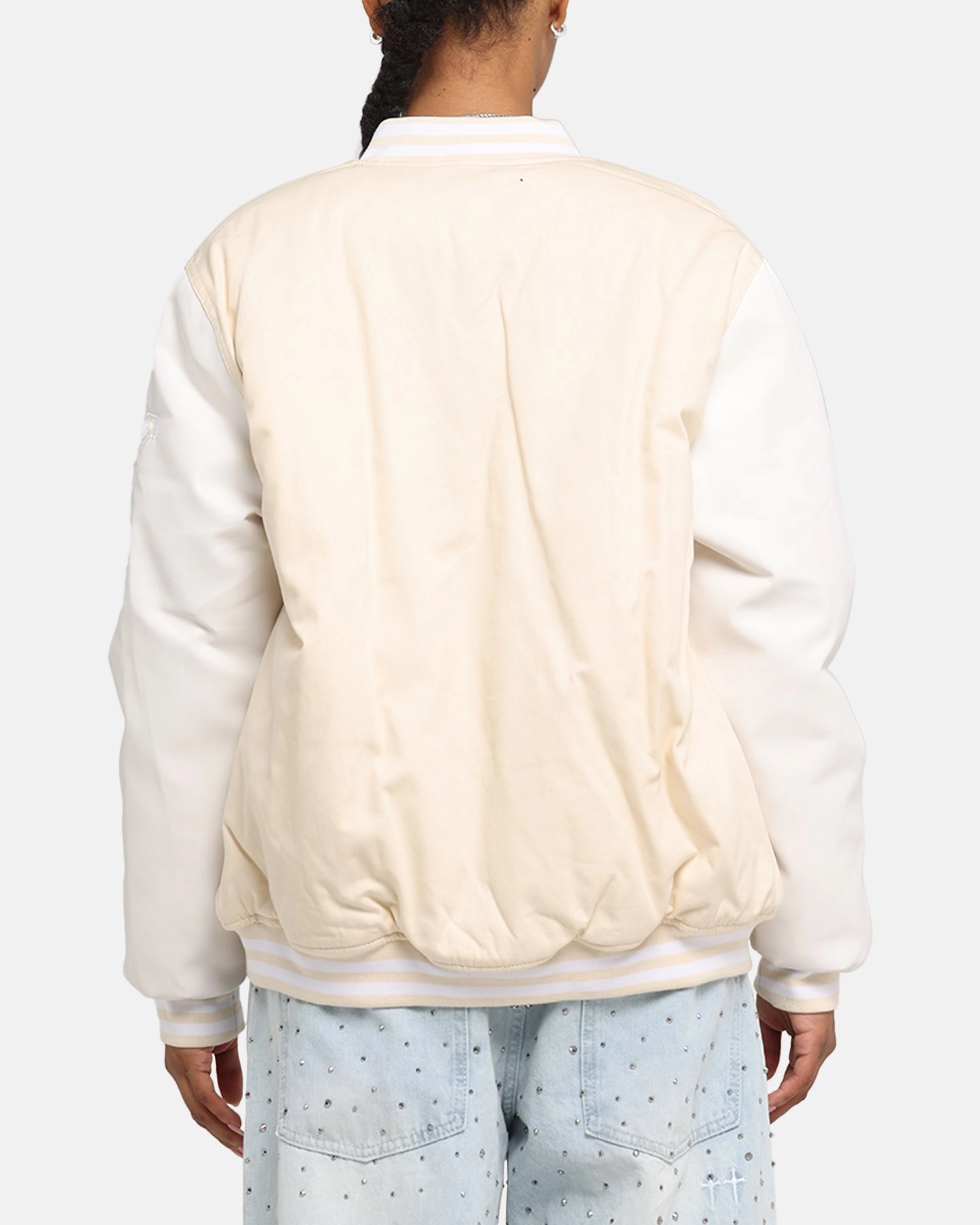 Carre MVP Varsity Jacket Cream/White Layered