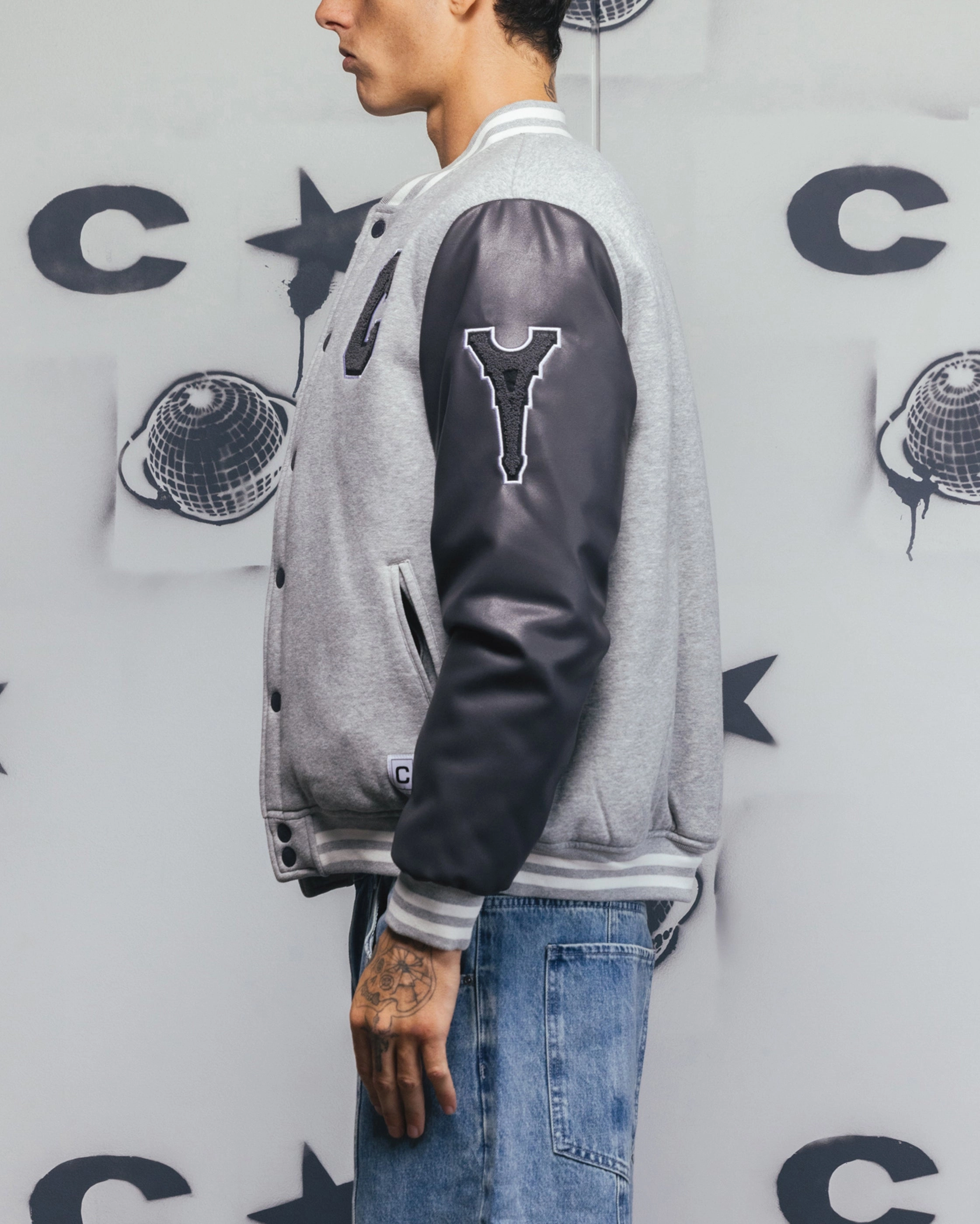 Carre MVP Varsity Jacket Grey graduation