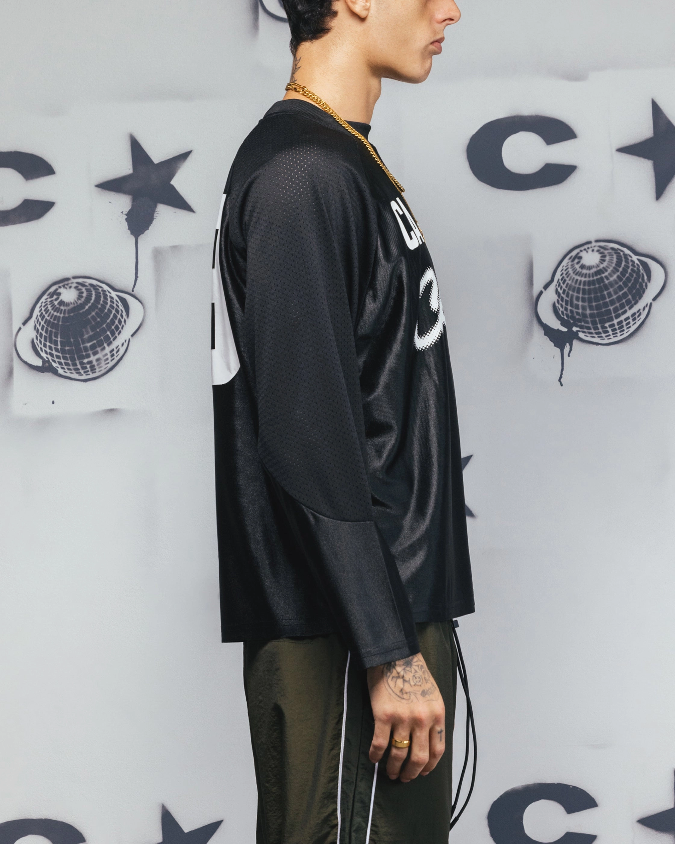 Carre Nebula Long Sleeve T-Shirt Black Urban Smart Recycled Material