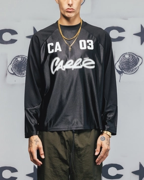 Short Sleeve Carre Nebula Long Sleeve T-Shirt Black