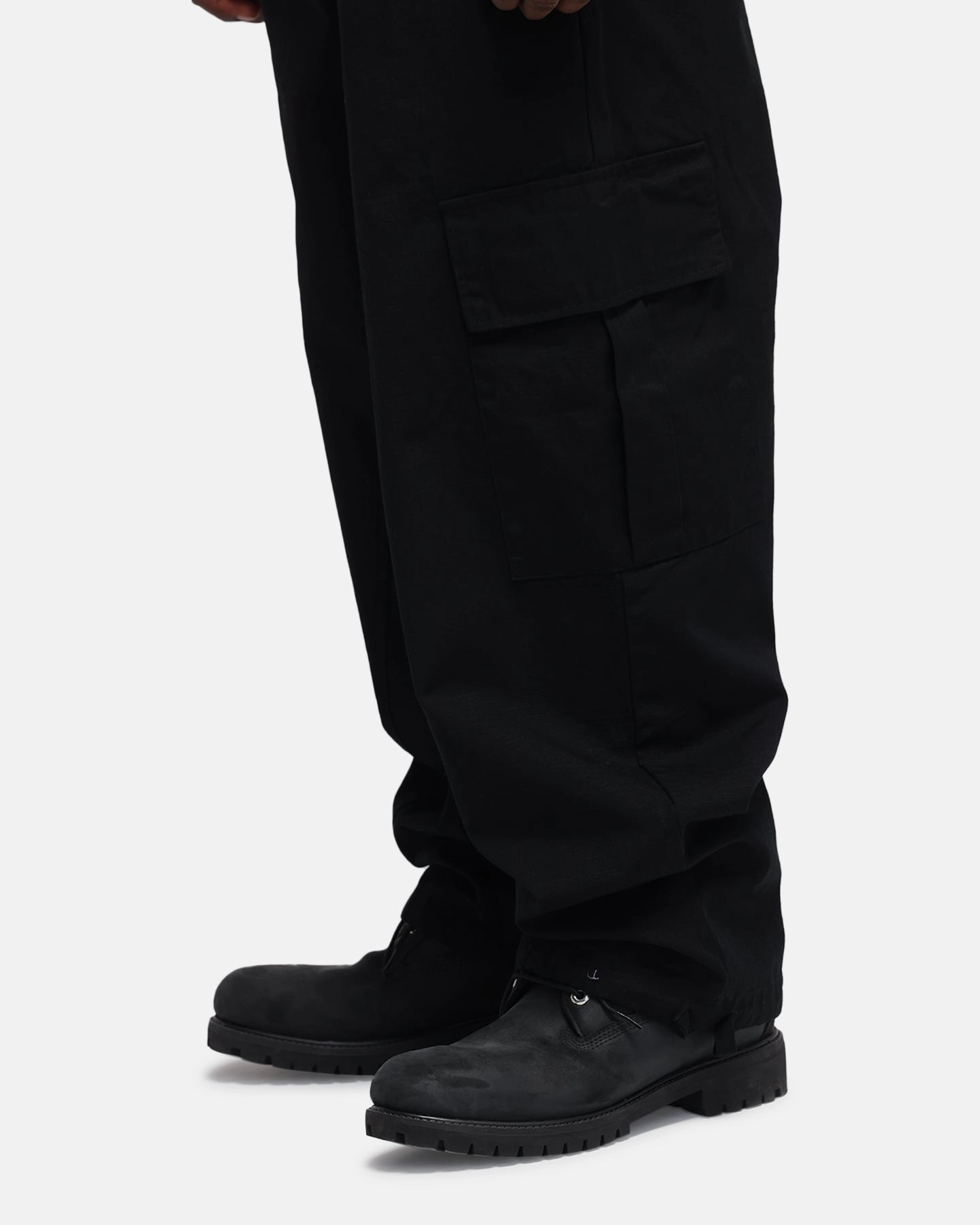 Carre Outlaw Panelled Pant Black Durable Fabric