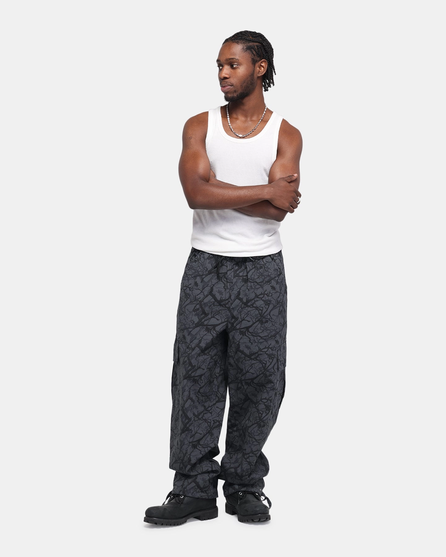 Office Friendly Odor Resistant Carre Outlaw Panelled Pant Black Real Tree