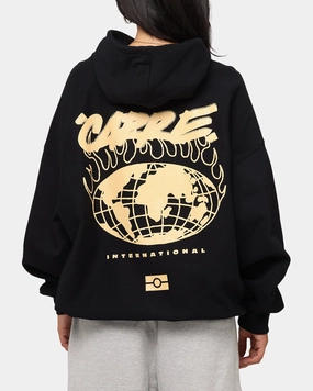 Carre Passport Hoodie Black Winter Essentials