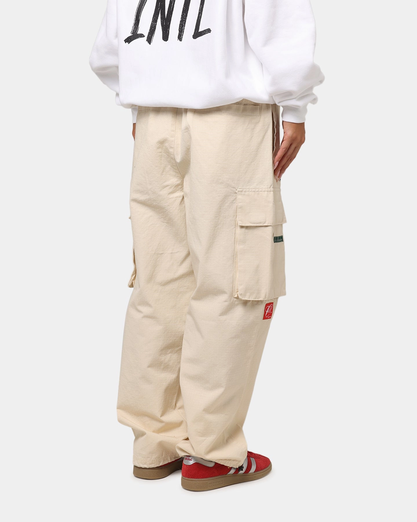 ThermalRegulation Carre Patchwork Cargo Jogger Cream