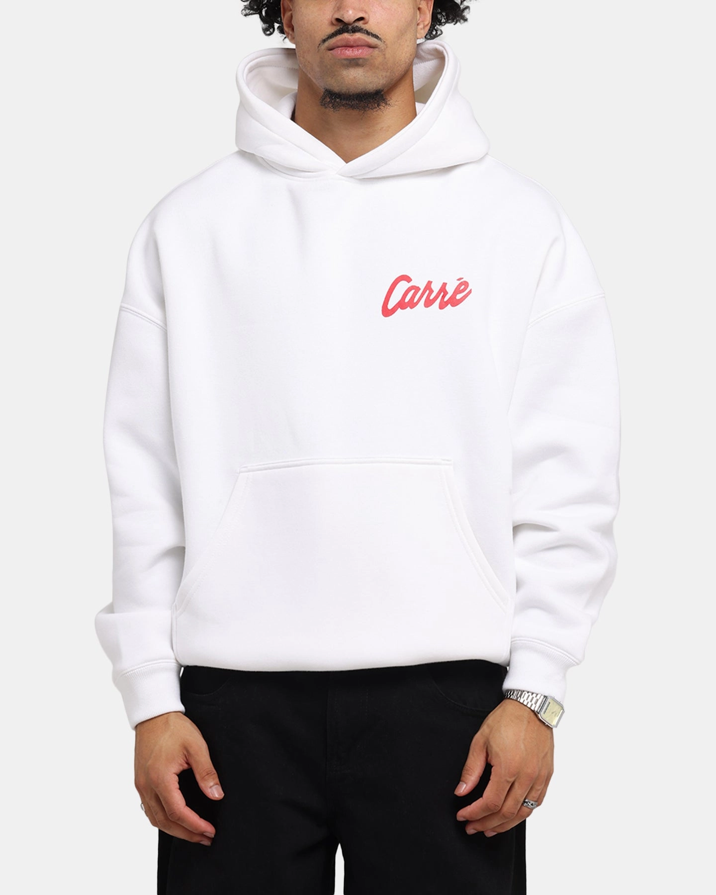 Carre Pepe Hoodie White Fashion Forward