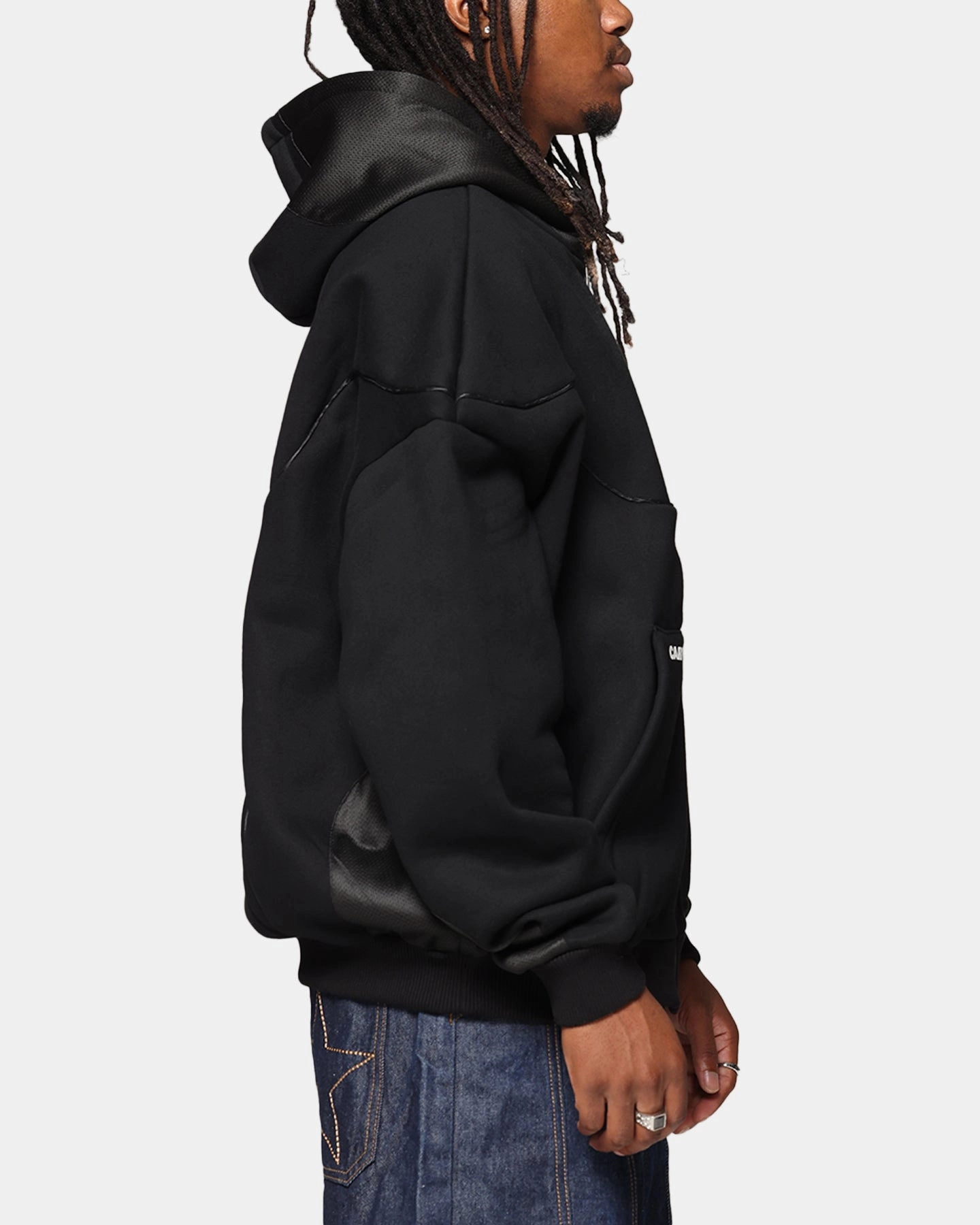 Street Sense friends gathering Carre Pipeline Hoodie Black