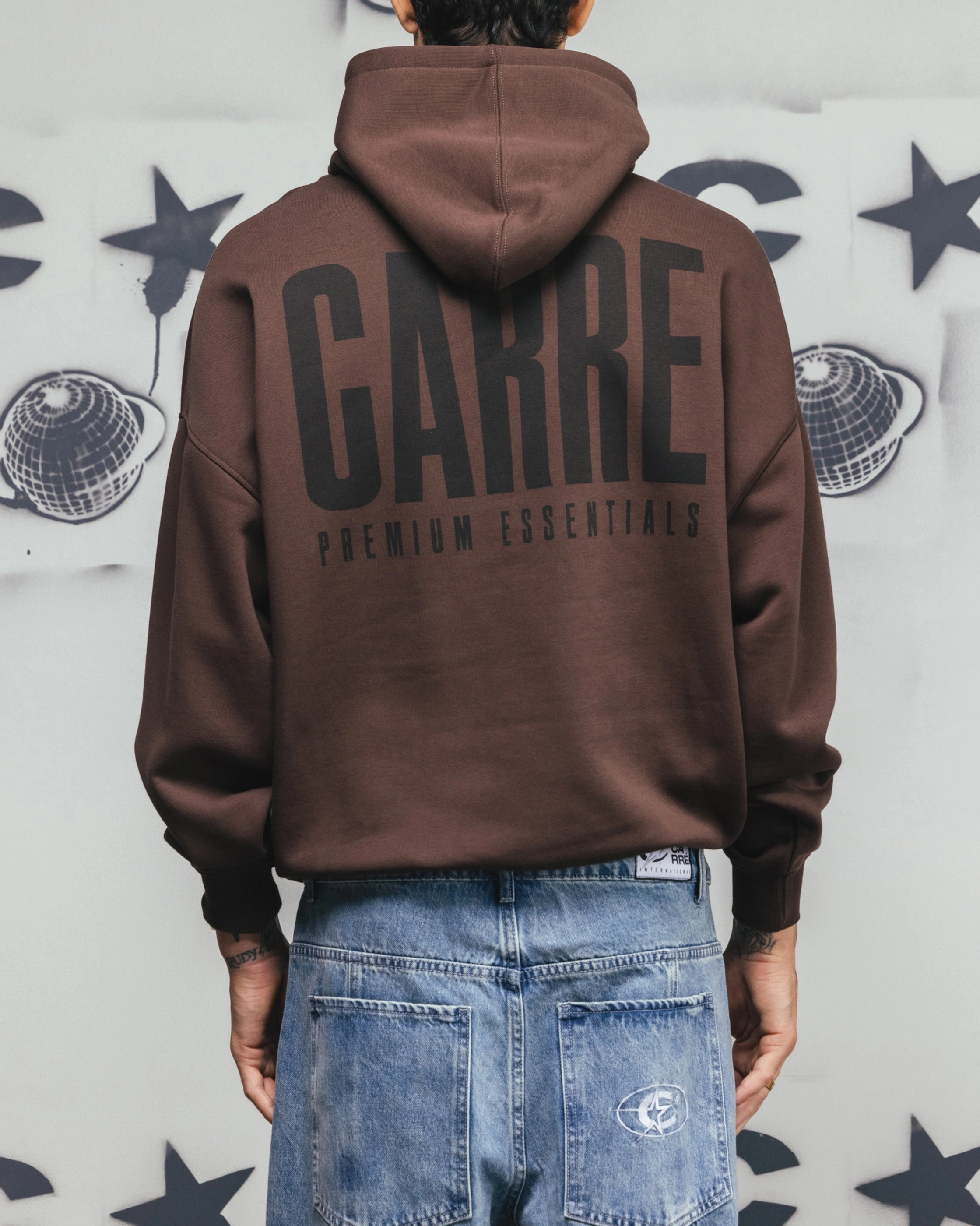 Carre Premium Essentials Hoodie Chocolate Bison like All Day Comfort