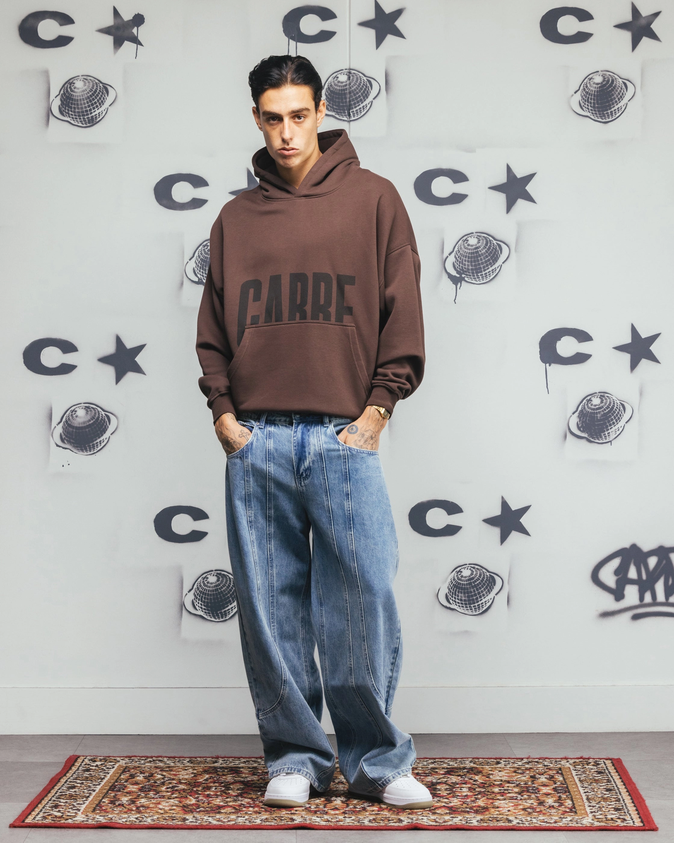 Carre Premium Essentials Hoodie Chocolate Lynx like Frog like