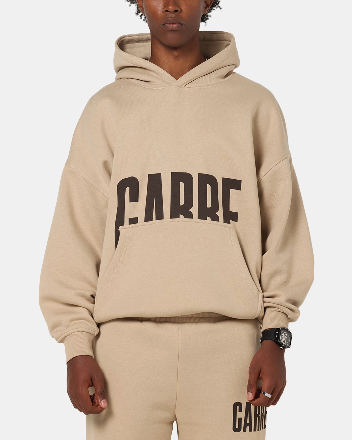 Carre Premium Essentials Hoodie Light Brown Dynamic Feel Timeless Form