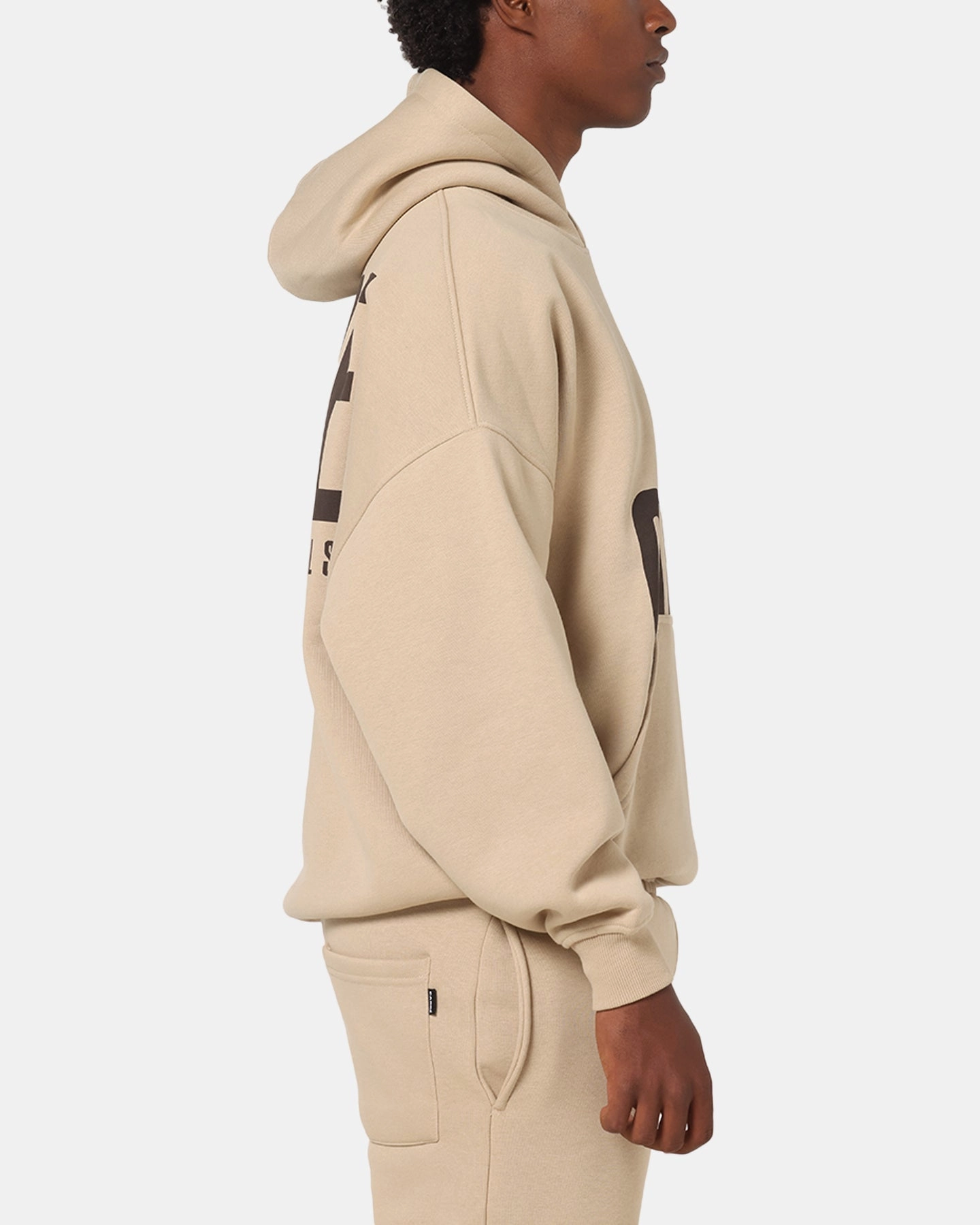 Urban Cool Carre Premium Essentials Hoodie Light Brown
