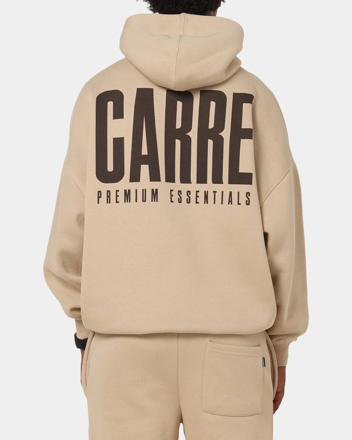 Carre Premium Essentials Hoodie Light Brown RipstopFabric pilots