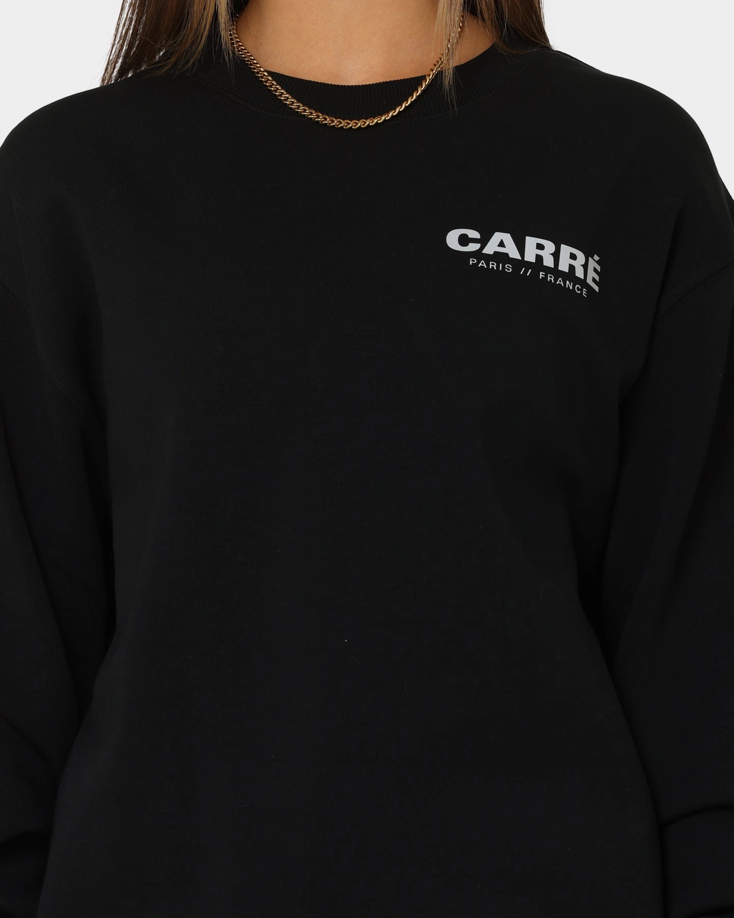 Winter Wearable Carre Premium Motion Crewneck Black