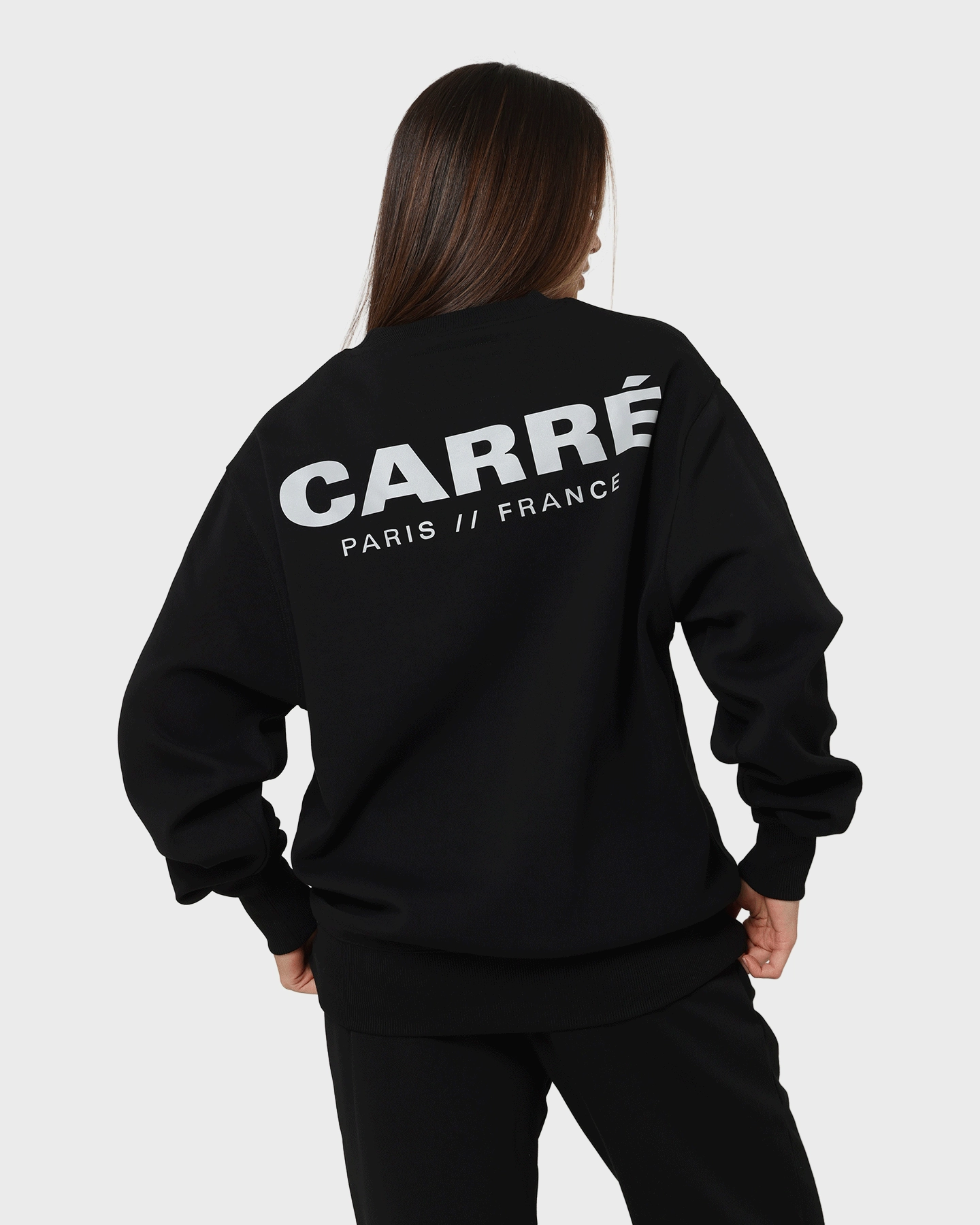 Carre Premium Motion Crewneck Black Cozy Comfort