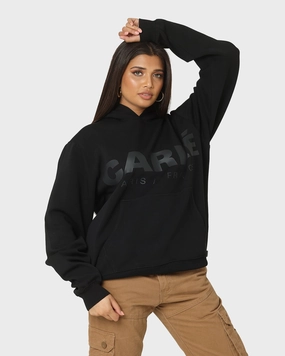 Carre Premium Motion Hoodie Black High-Tech Fabric Urban Motion