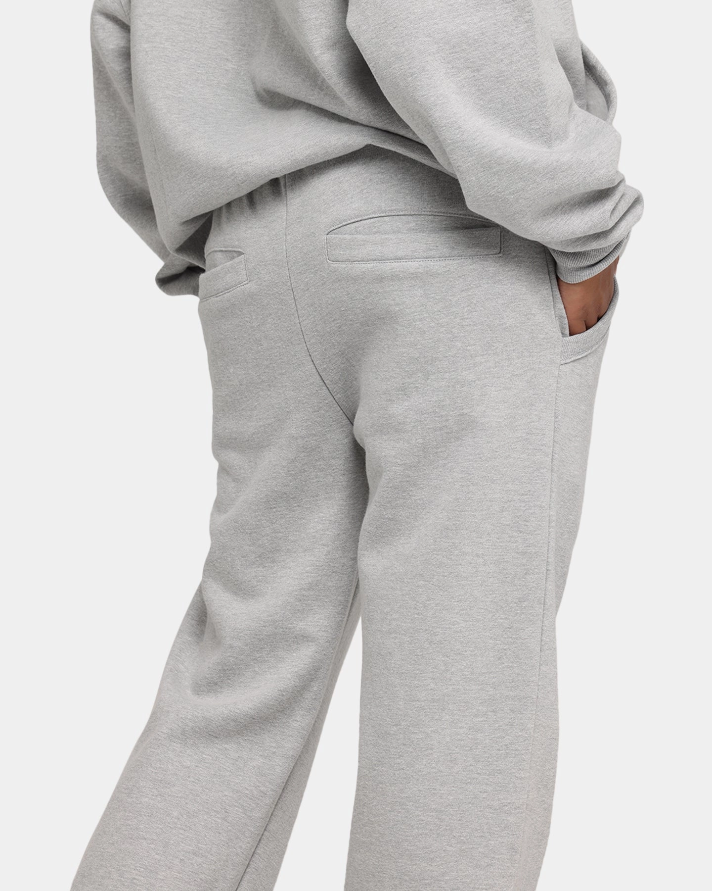Carre Prestige Script Sweatpants Grey Marle Layered Wear
