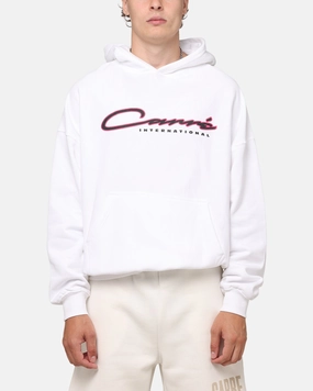 Carre Race Script Hoodie White commuting