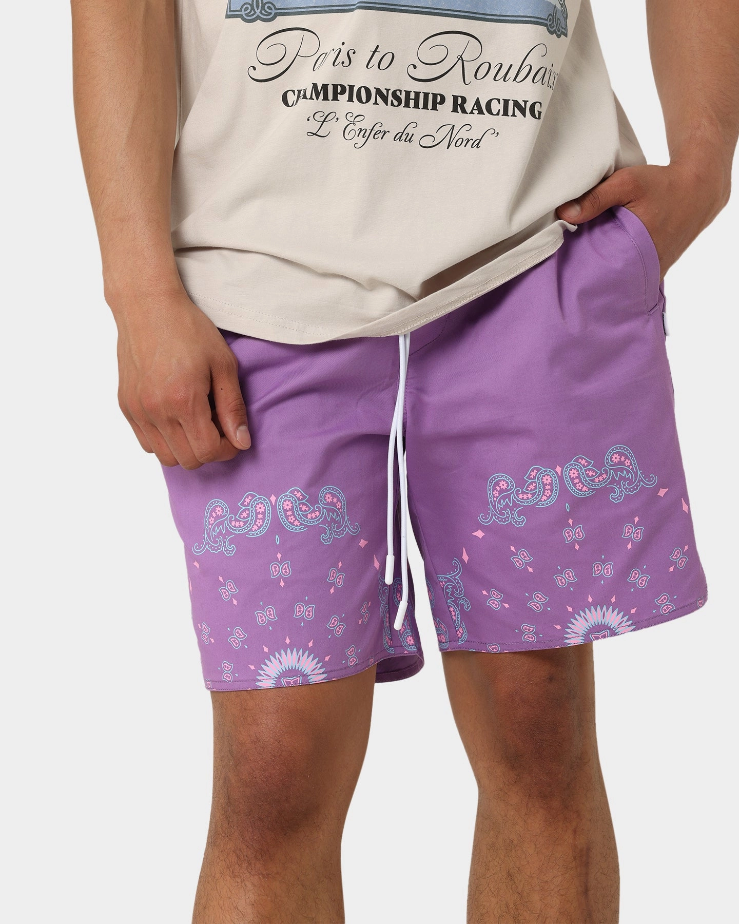 Dual Zone Ventilation Carre Raphael LP Shorts Purple