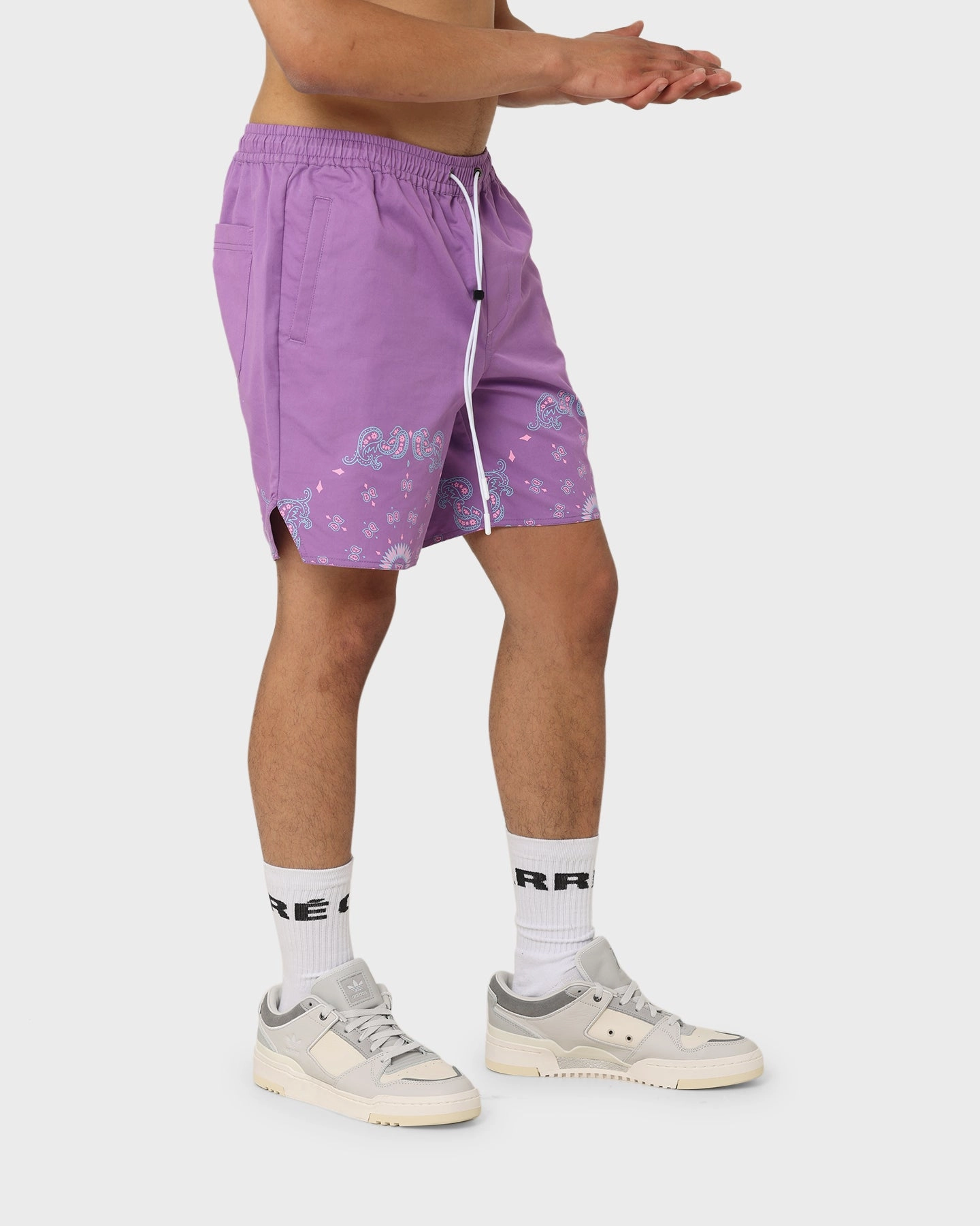 Pilates wear Carre Raphael LP Shorts Purple