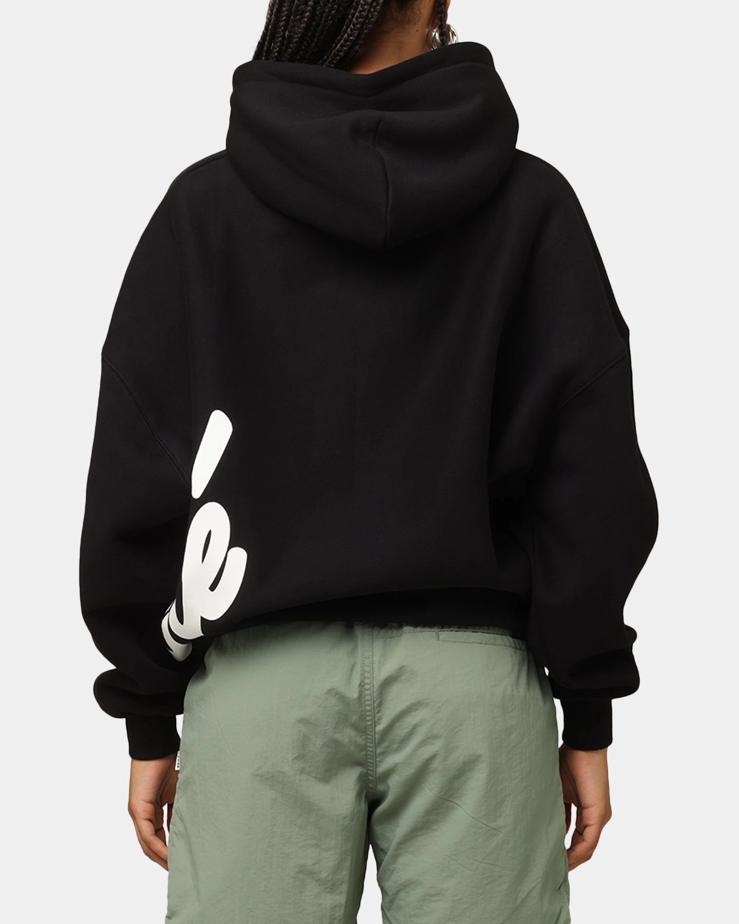Multi Seasonal Carre Roadman Oversized Hoodie Black