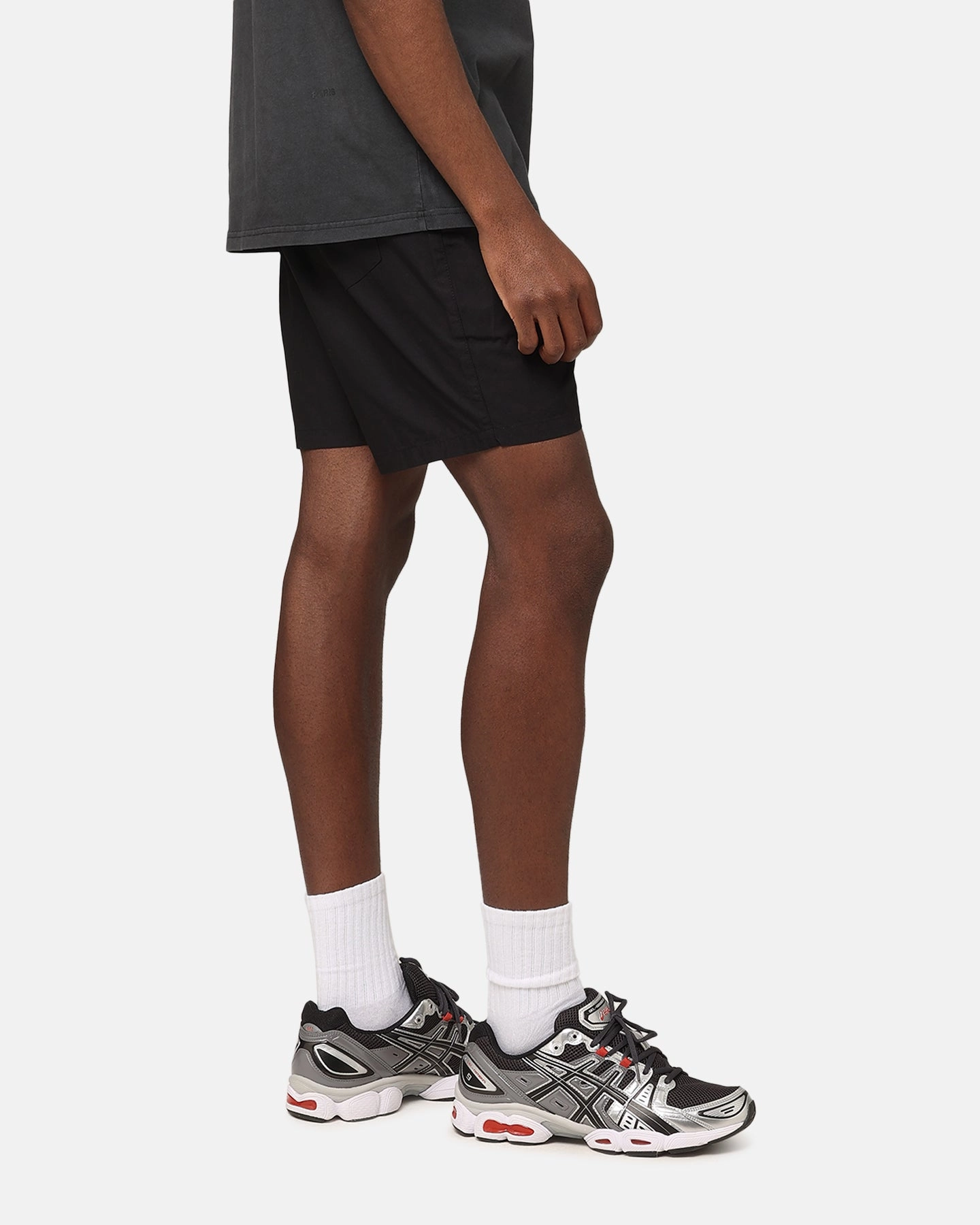 odor - absorbing Carre Rose Beach Shorts Black