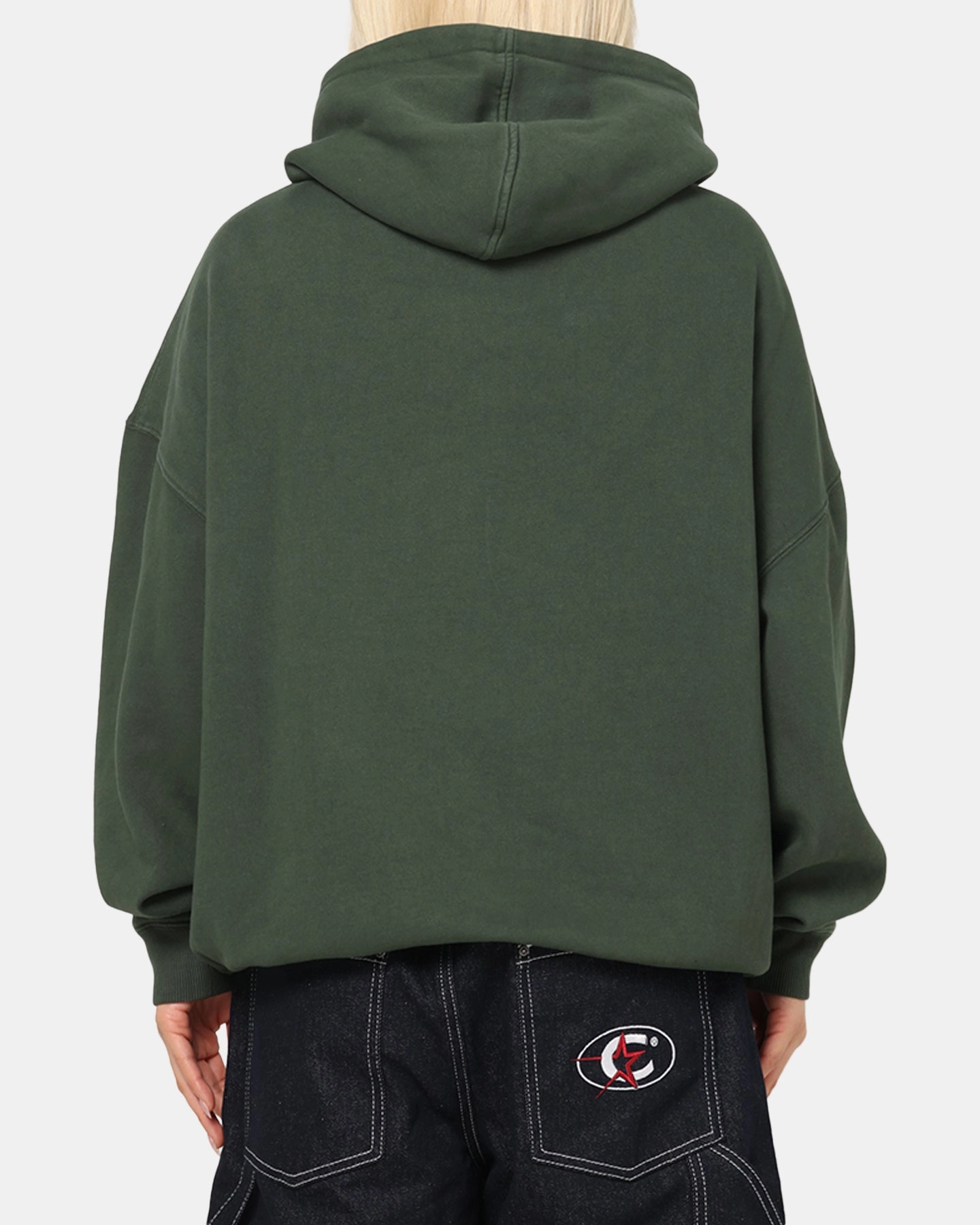 Budget Friendly Weasel like Carre Sacred Letter Hoodie Green