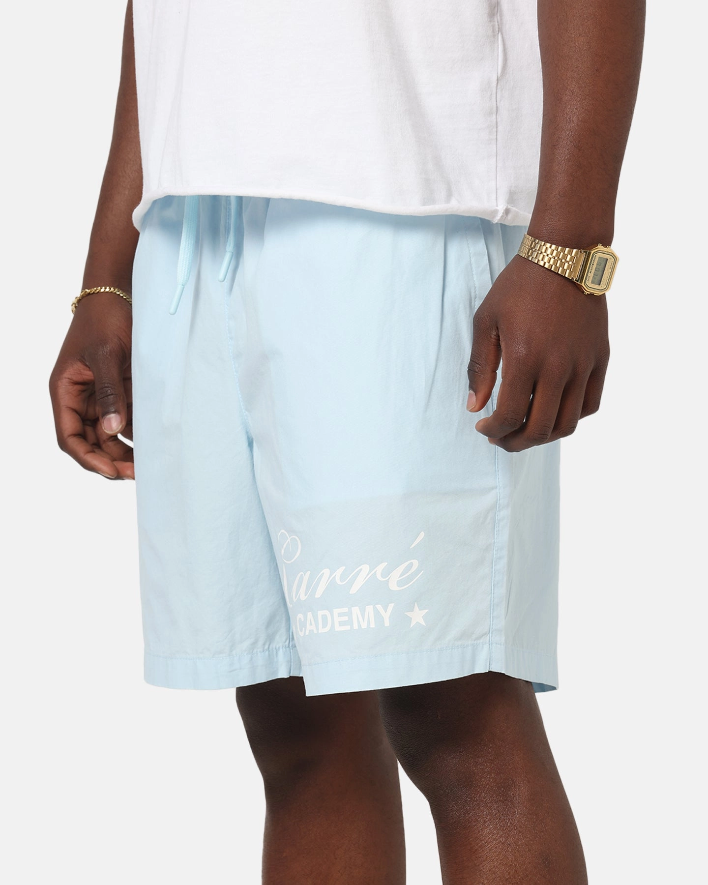 Carre Star Academy Beach Shorts Baby Blue hikers