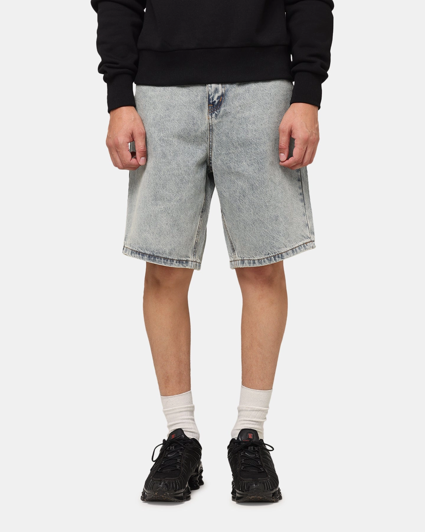 Athletic Silhouette jumpsuit Carre Subway Jorts Dirty Blue