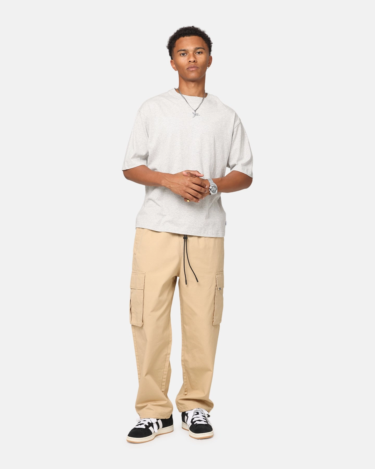 Carre Superior Cargo Joggers Tan Neutral Tone