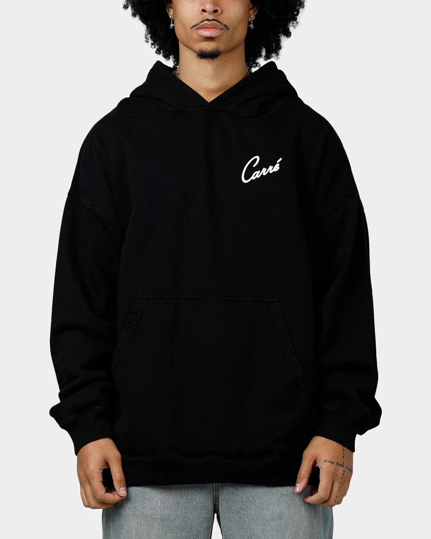 neutral - colored Carre Swifty Hoodie Black