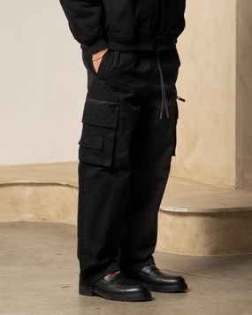 Low Profile Fasteners Anti Slip Waistband Carre Tactic Cargo Joggers Black