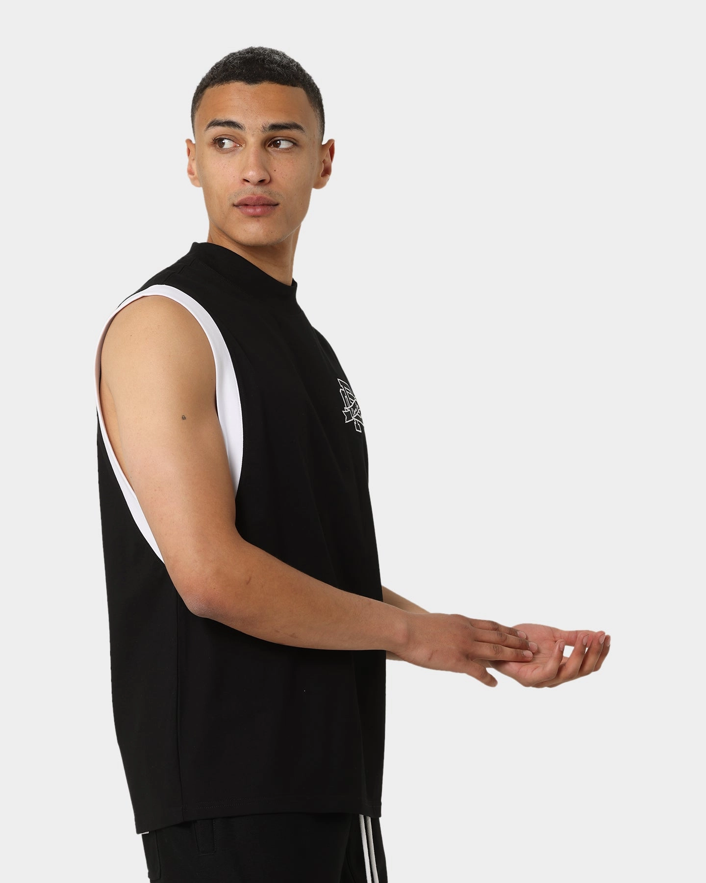 Carre Team Paris Muscle T-Shirt Black Bold colors